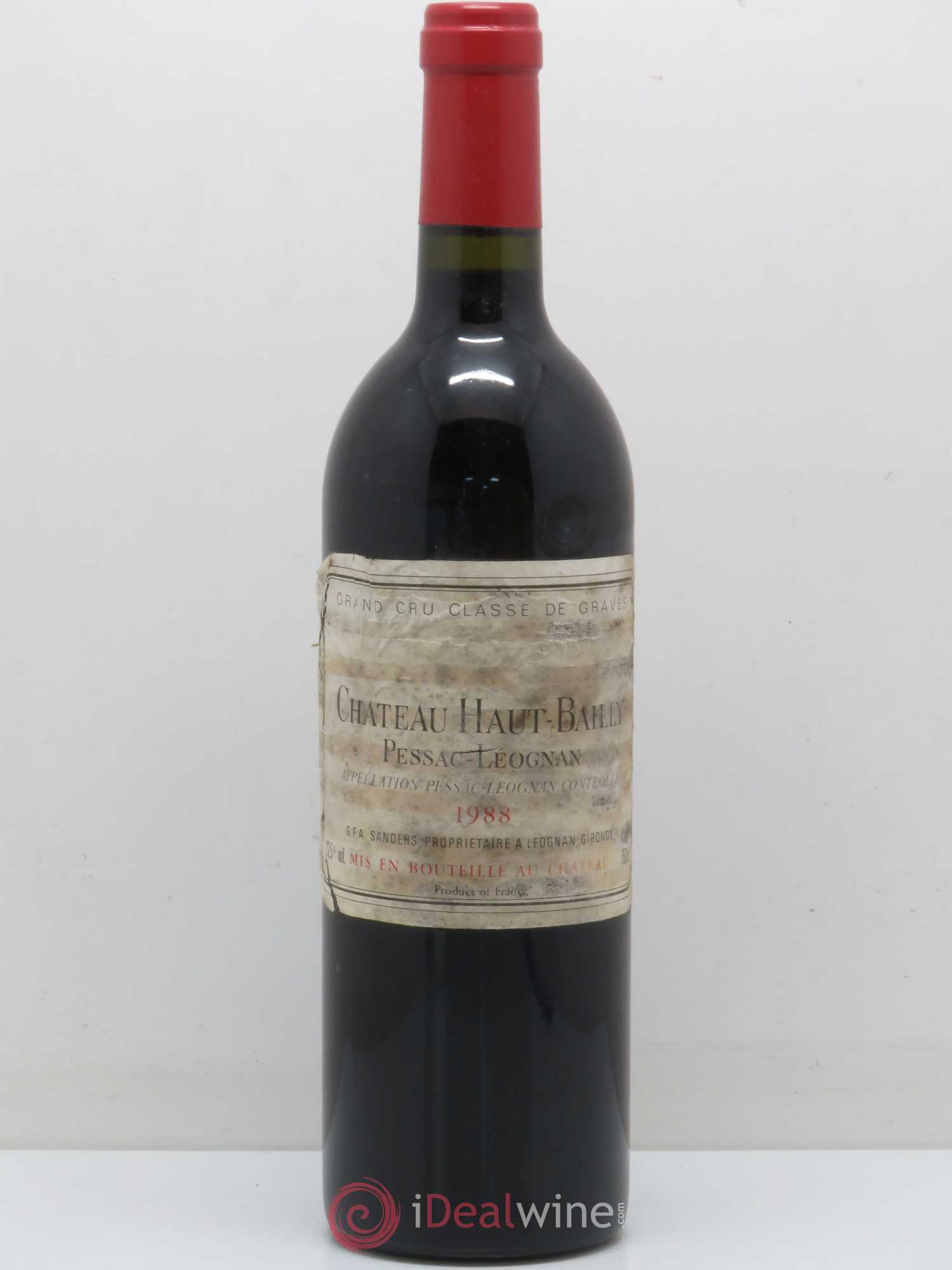 Château Haut-Bailly Cru Classé de Graves 1988 - Lot de 1 bouteille - 0