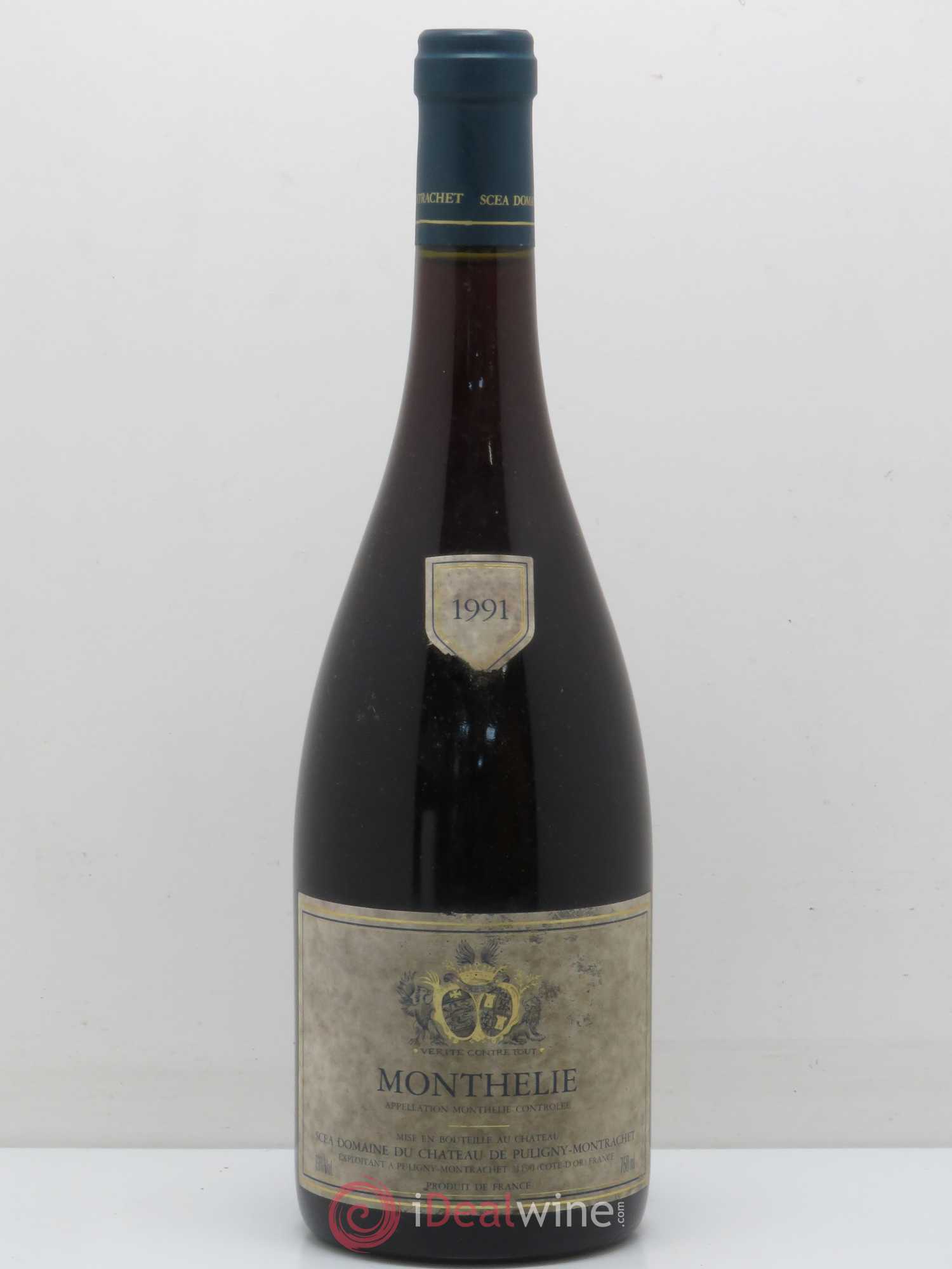 Monthélie Domaine du Chateau de Puligny-Montrachet 1991 - Posten von 1 Flasche - 0