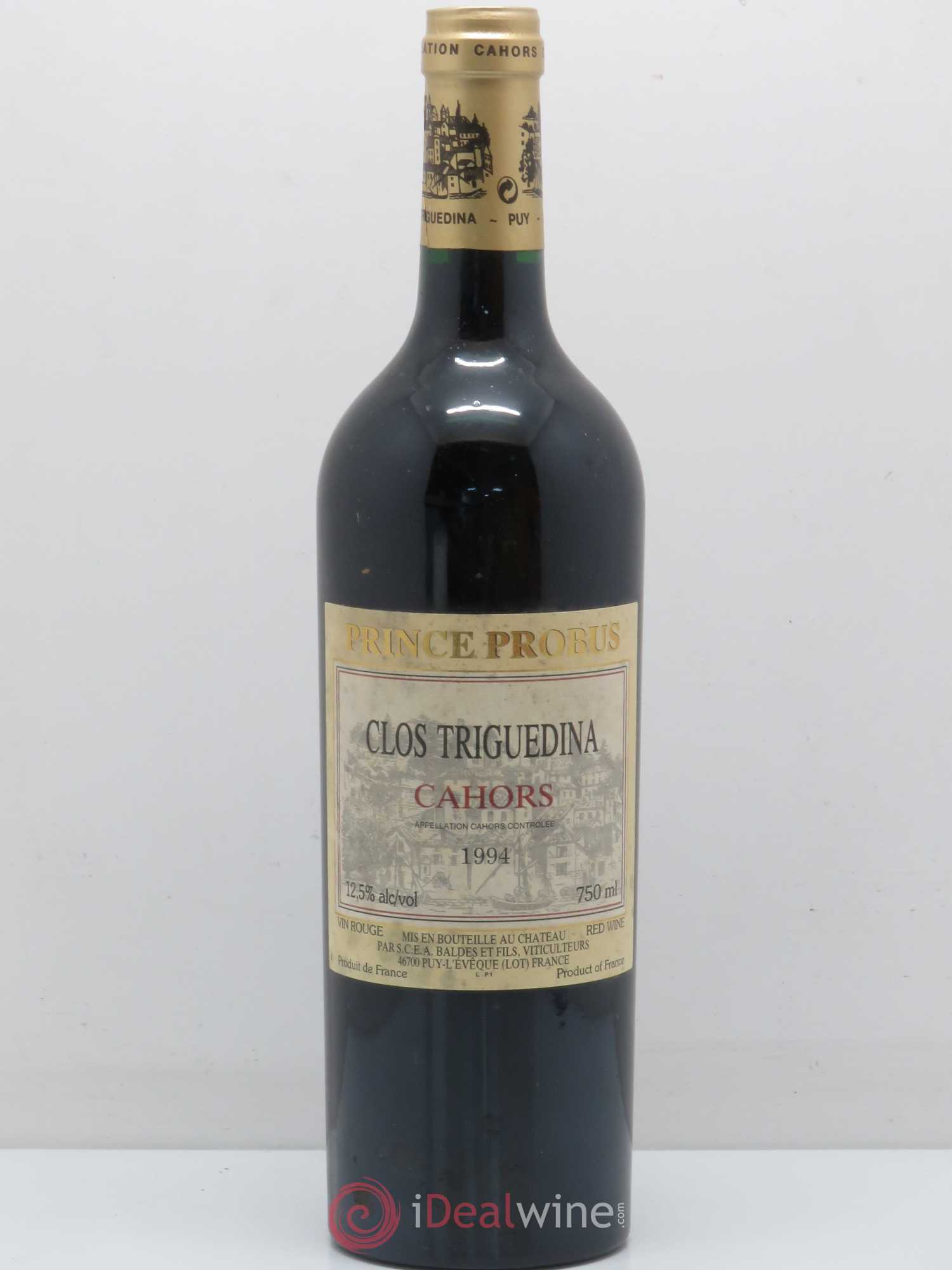 Cahors Clos Triguedina Probus Jean-Luc Baldès 1994 - Lot de 1 bouteille - 0