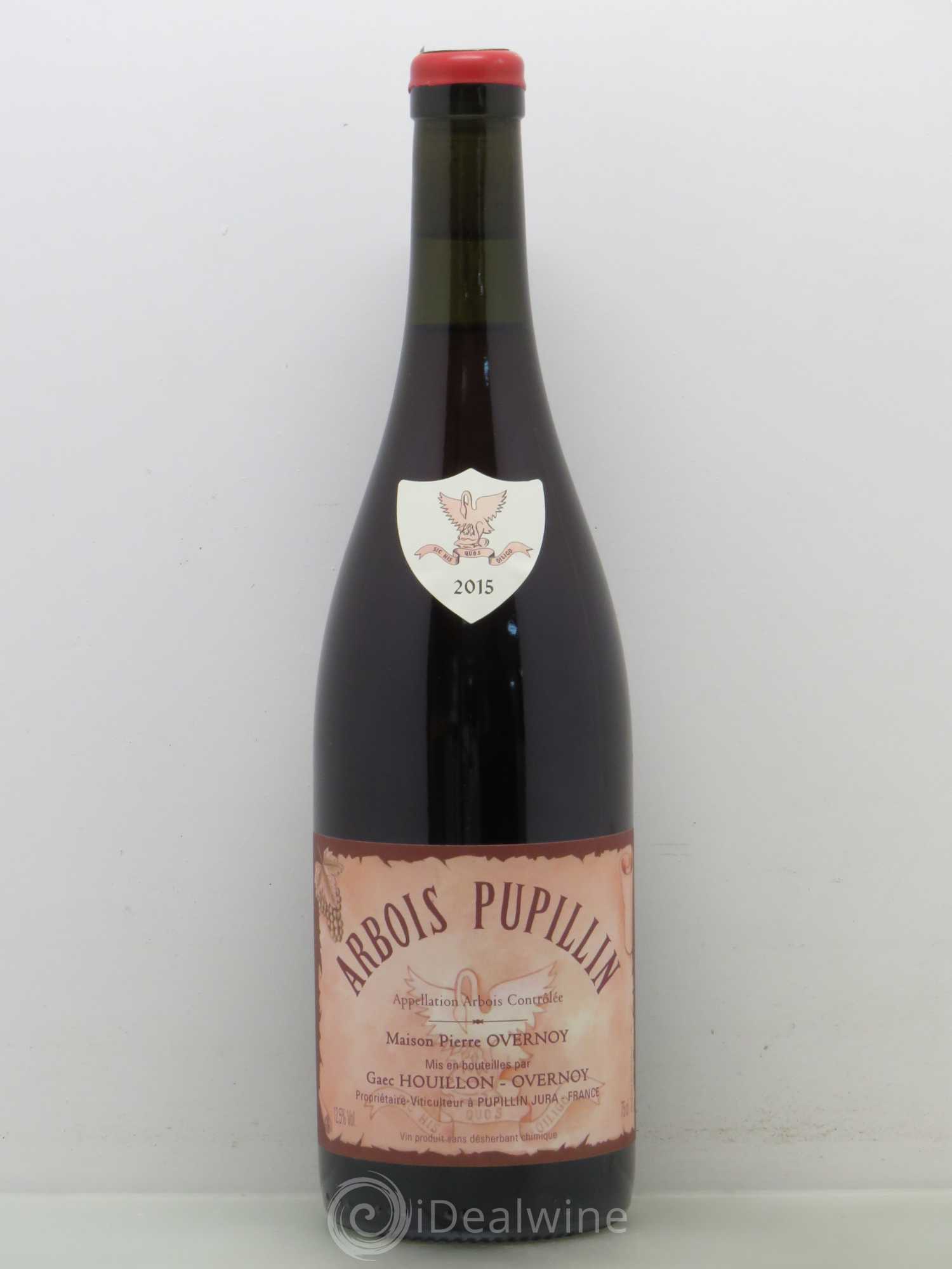 Arbois-Pupillin Poulsard (cire rouge) Overnoy-Houillon (Domaine) 2015 - Lot de 1 bouteille - 0