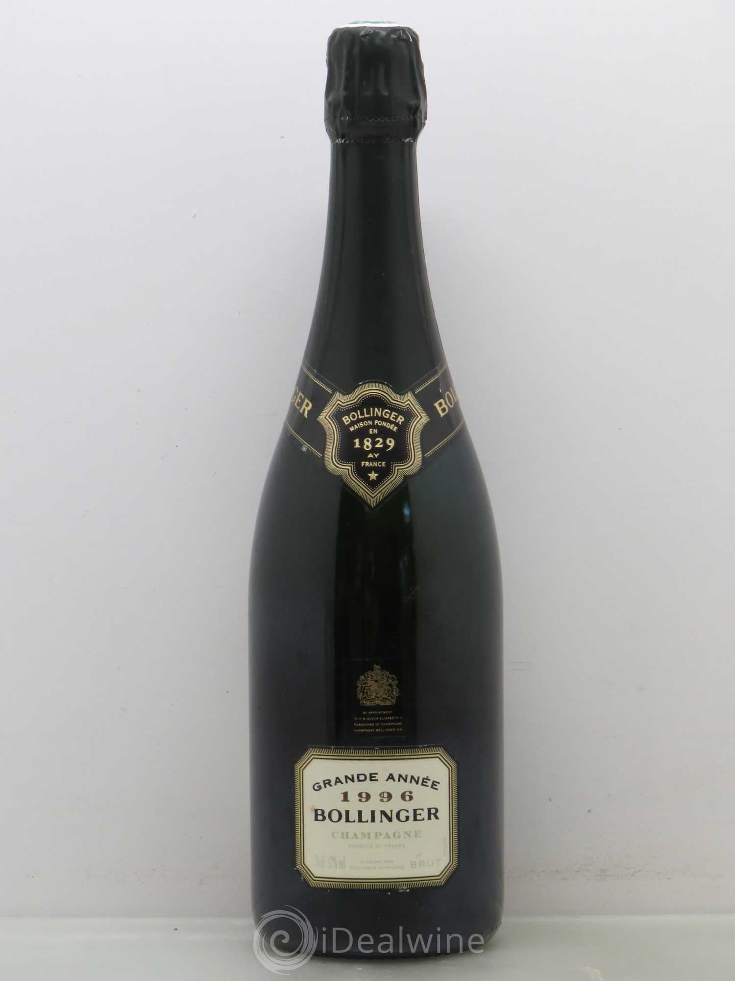 La Grande Année Brut Bollinger 1996 - Lot de 1 bouteille - 0