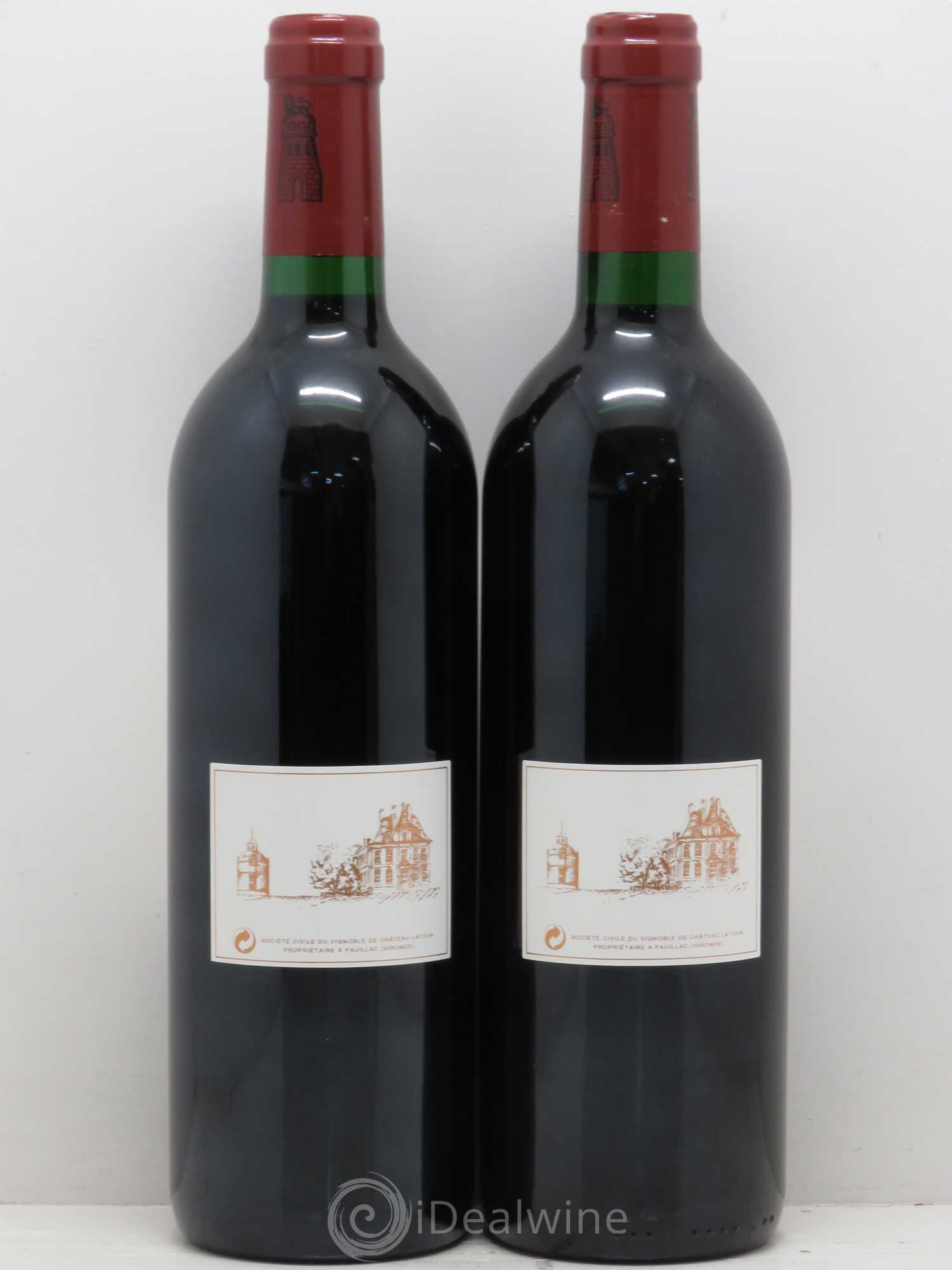 Château Latour 1er Grand Cru Classé 1996 - Lot de 2 bouteilles - 1
