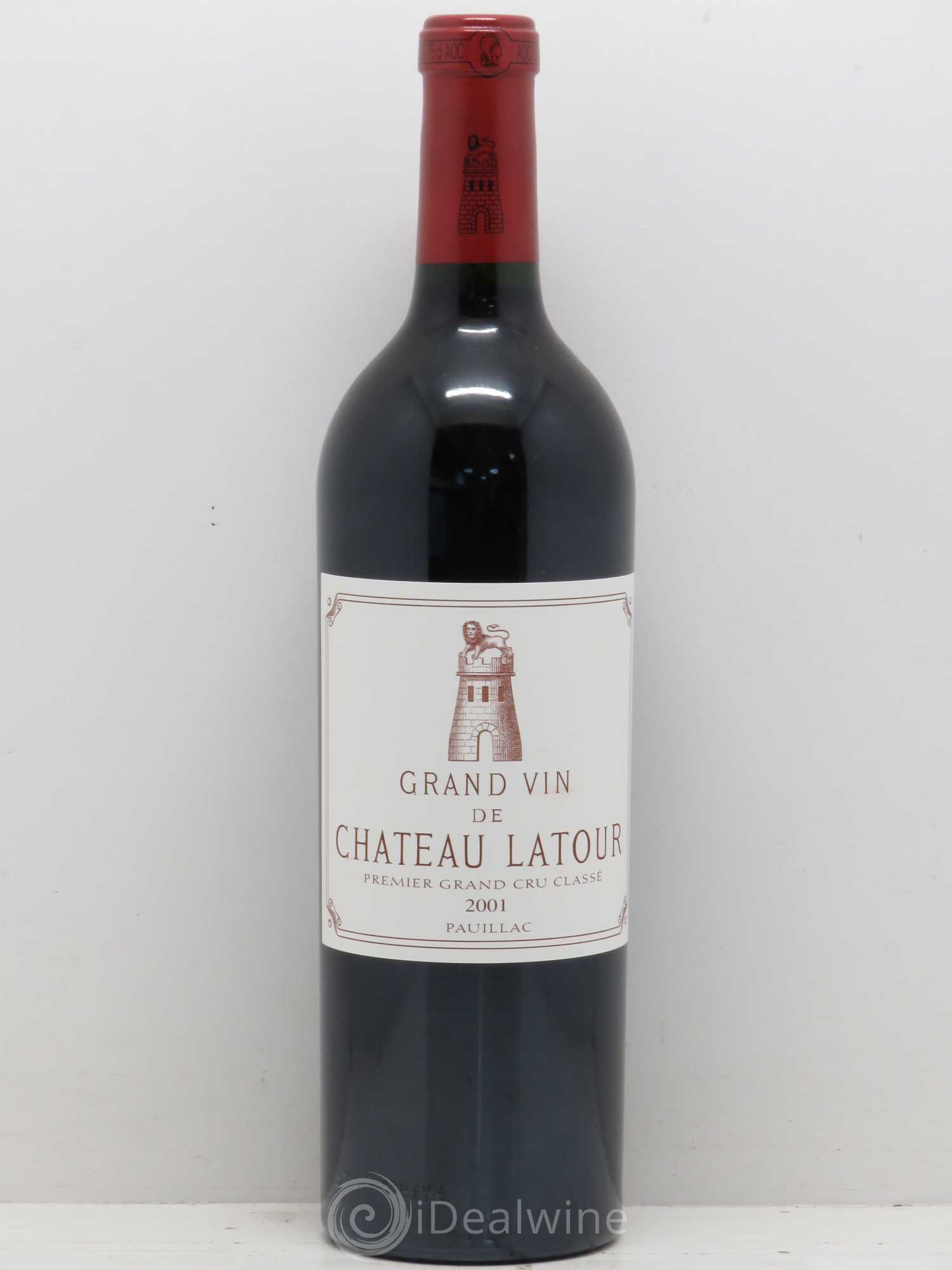Château Latour 1er Grand Cru Classé 2001 - Lot de 1 bouteille - 0