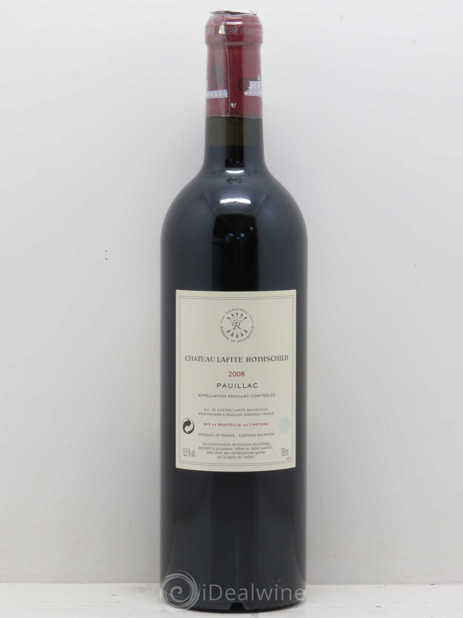 Château Lafite Rothschild 1er Grand Cru Classé 2008 - Lot de 1 bouteille - 1