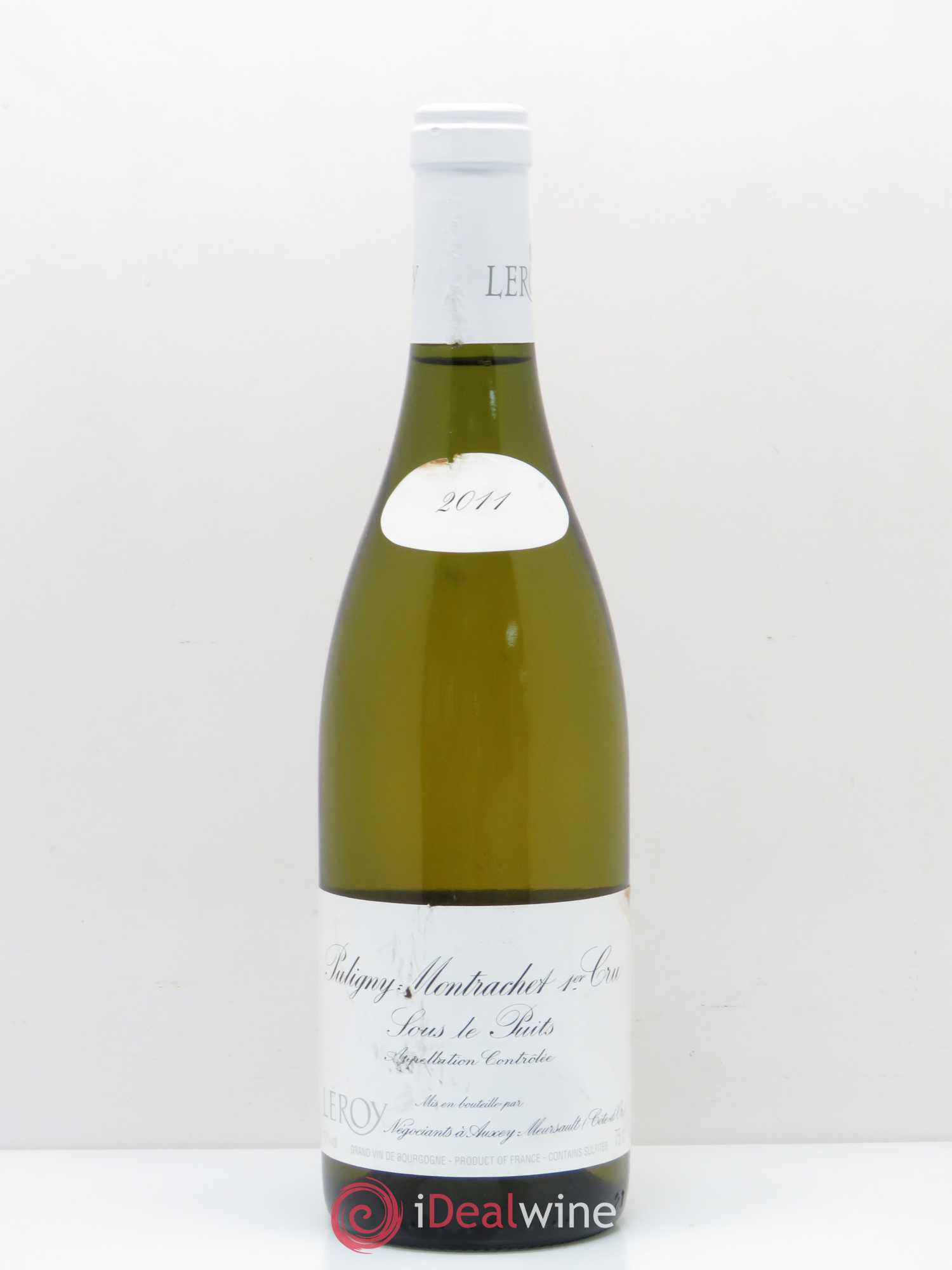Puligny-Montrachet 1er Cru Sous le Puits Leroy SA 2011 - Lot de 1 bouteille - 0