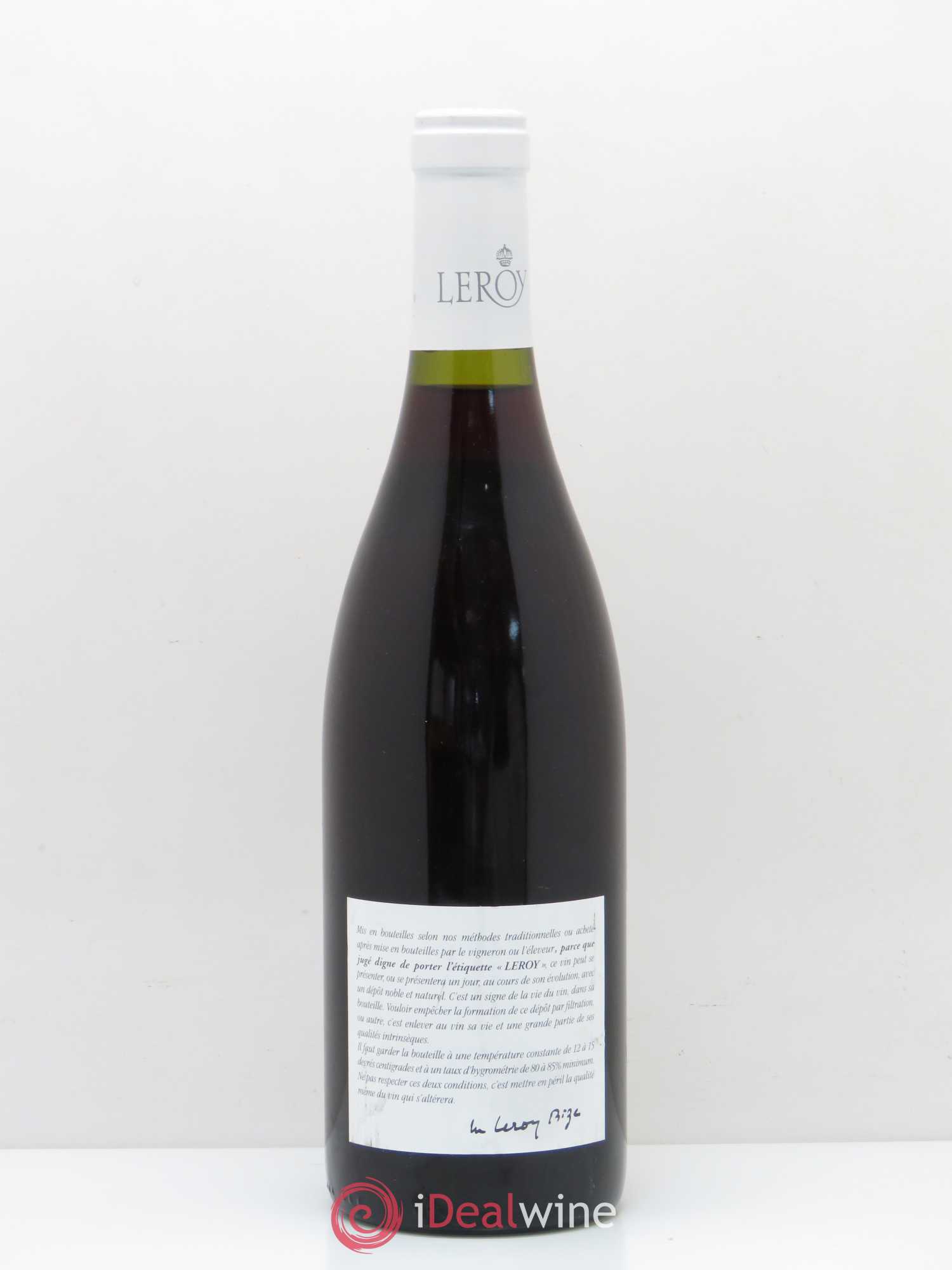 Buy Auxey-Duresses 1er Cru Les Duresses Leroy SA 1999 (lot