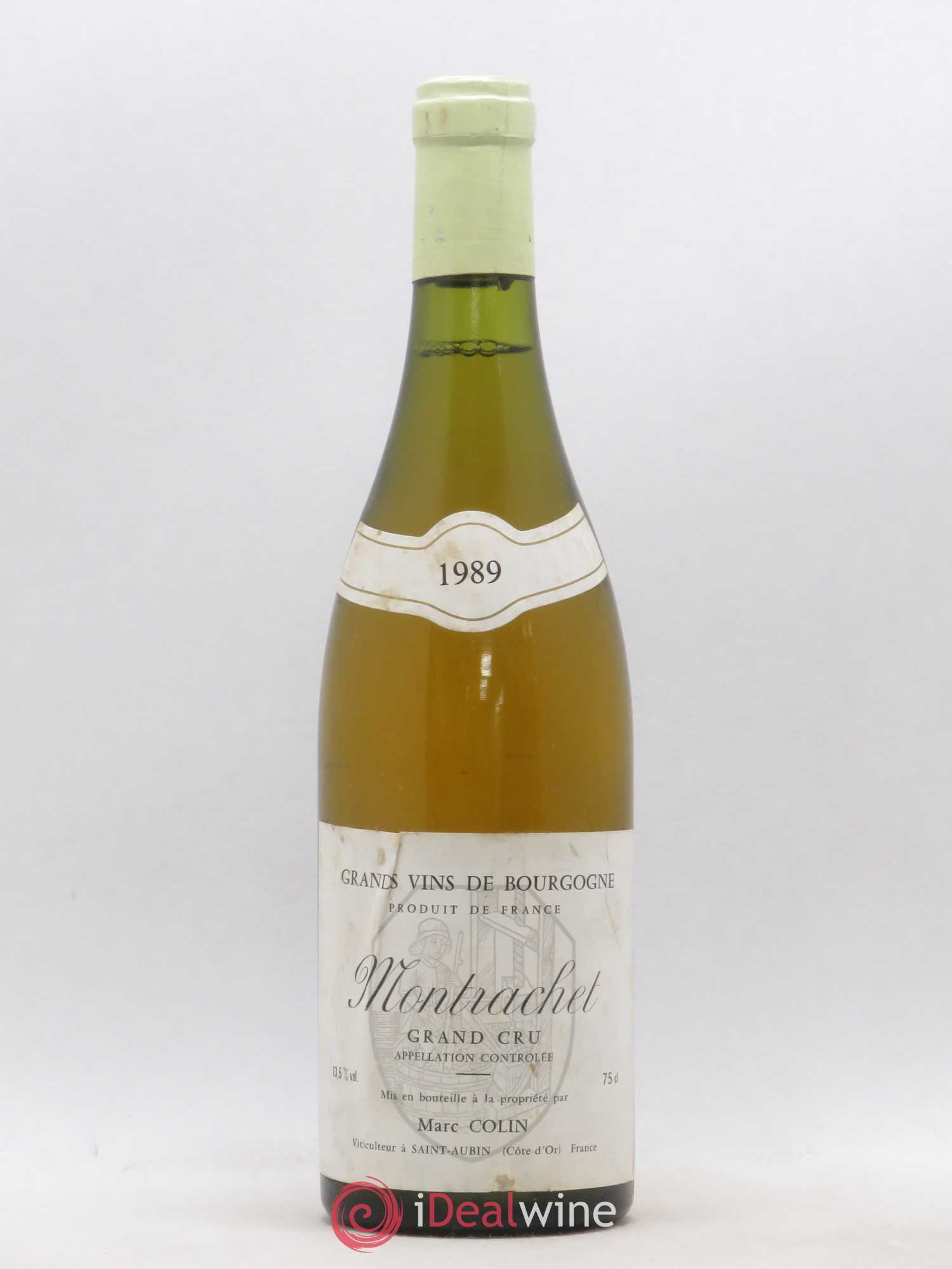 Montrachet Grand Cru Marc Colin & Fils 1989 - Lot de 1 bouteille - 0