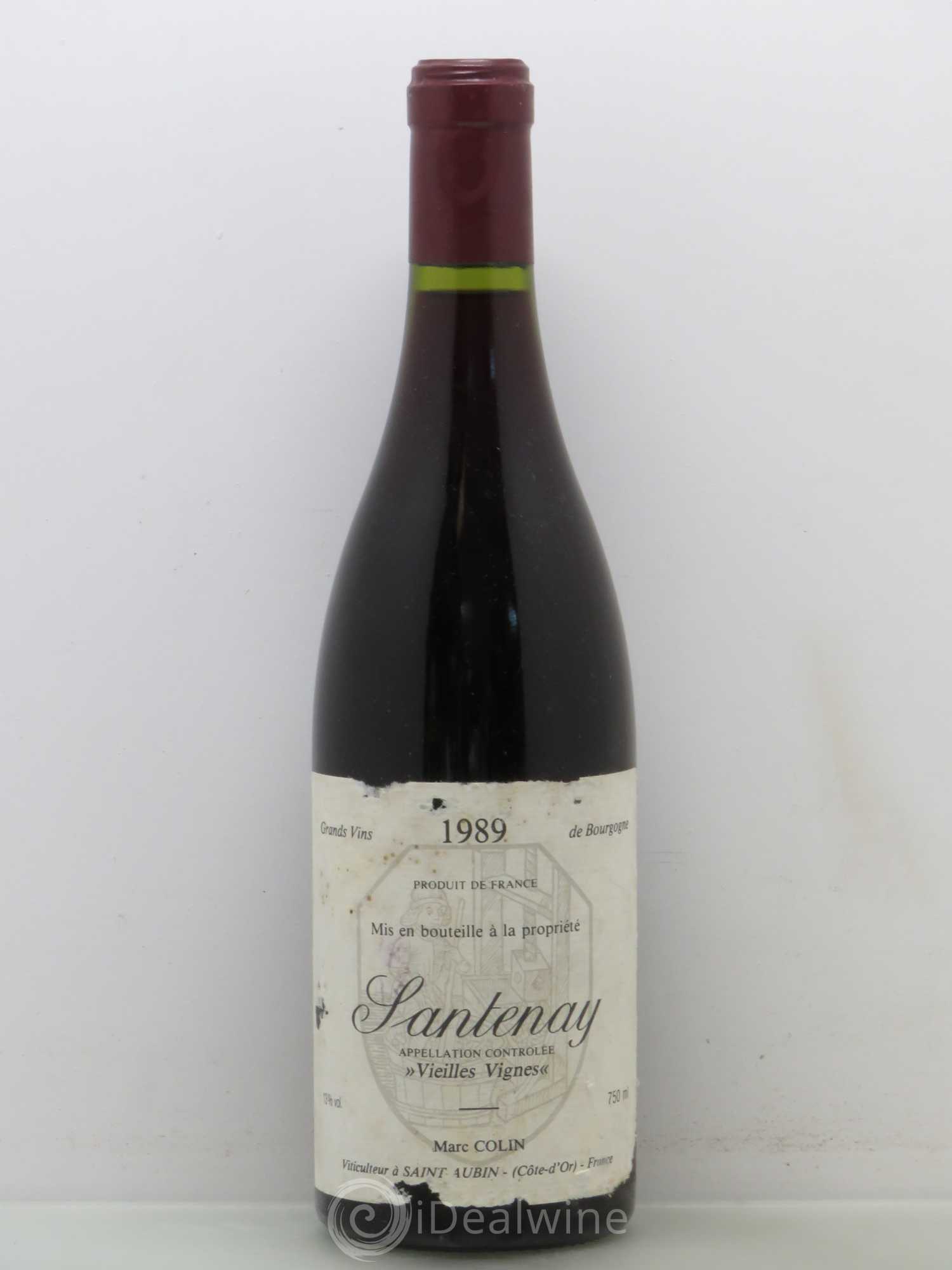Santenay Marc Colin Vieilles vignes 1989 - Posten von 1 Flasche - 0