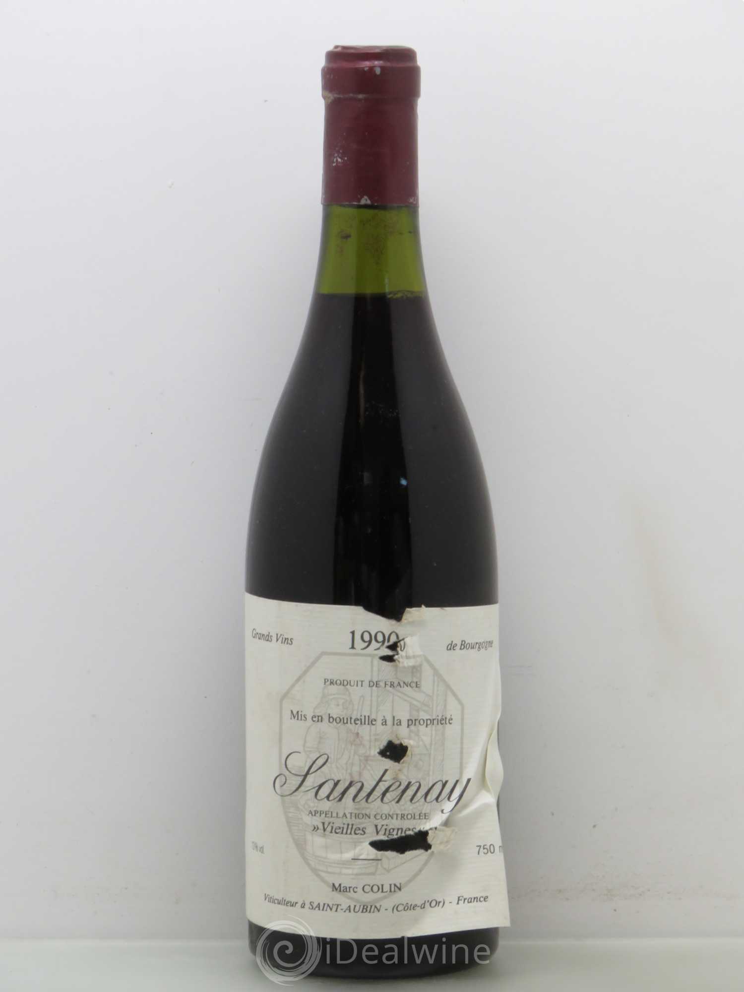 Santenay Marc Colin Vieilles vignes 1990 - Posten von 1 Flasche - 0