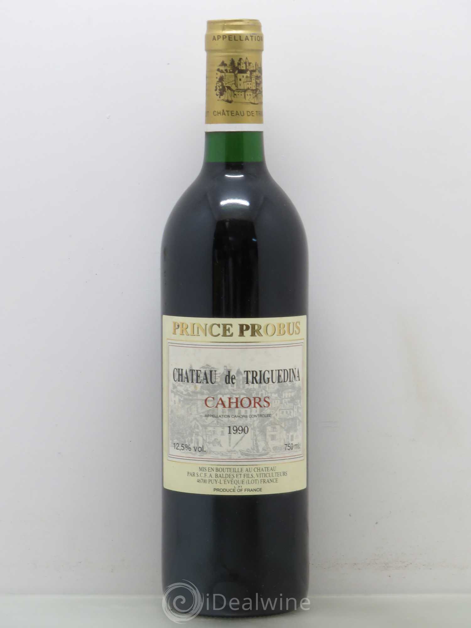 Cahors Clos Triguedina Probus Jean-Luc Baldès 1990 - Lot of 1 bottle - 0
