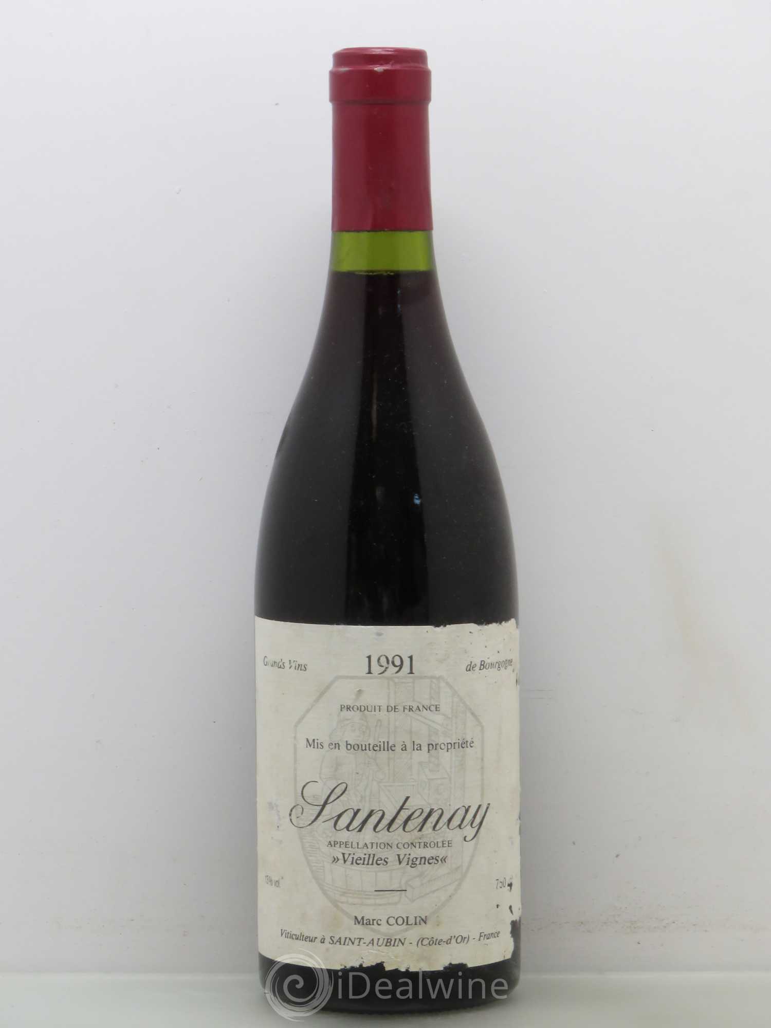Santenay Marc Colin Vieilles vignes 1991 - Posten von 1 Flasche - 0