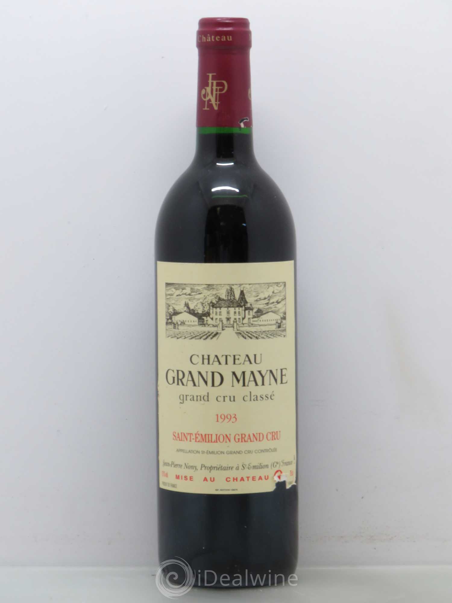 Château Grand Mayne Grand Cru Classé 1993 - Lot de 1 bouteille - 0