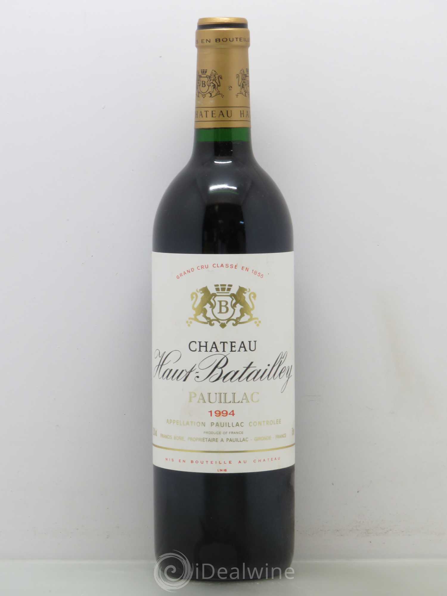 Château Haut Batailley 5ème Grand Cru Classé 1994 - Lot de 1 bouteille - 0