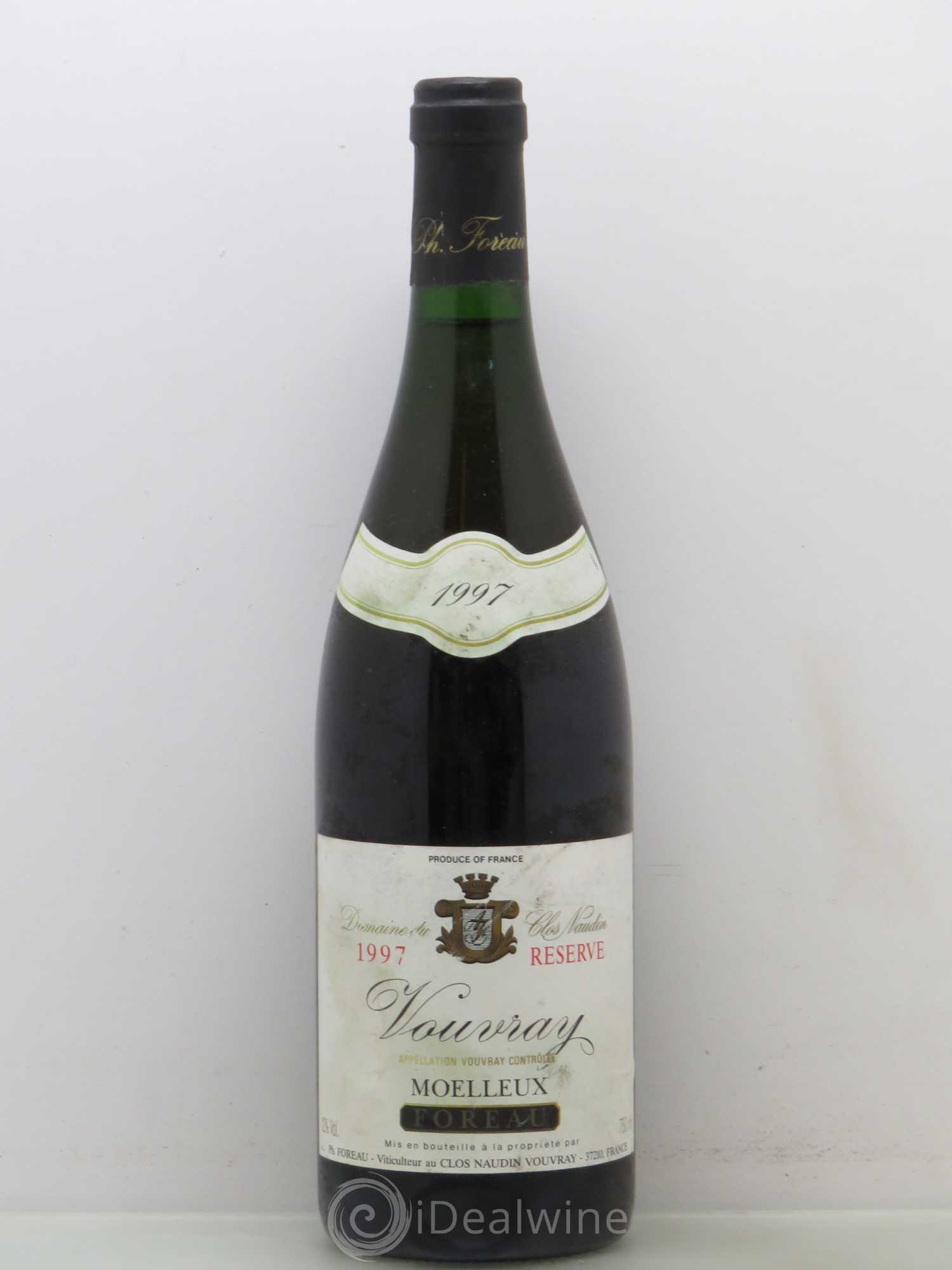 Vouvray Moelleux Réserve Clos Naudin - Philippe Foreau 1997 - Lotto di 1 bottiglia - 0