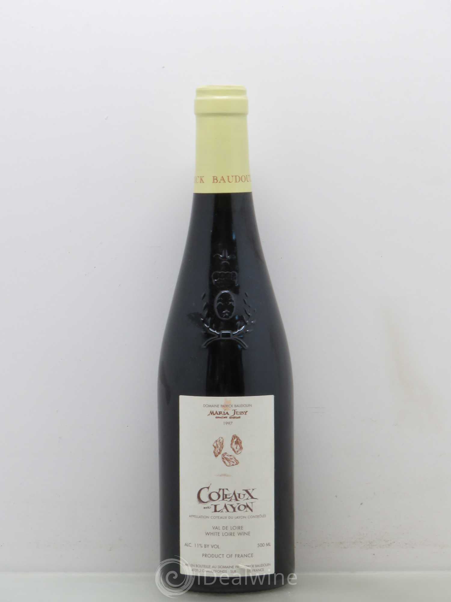 Coteaux du Layon Maria Juby - Patrick Baudoin SGN 1997 - Posten von 1 Flasche - 0