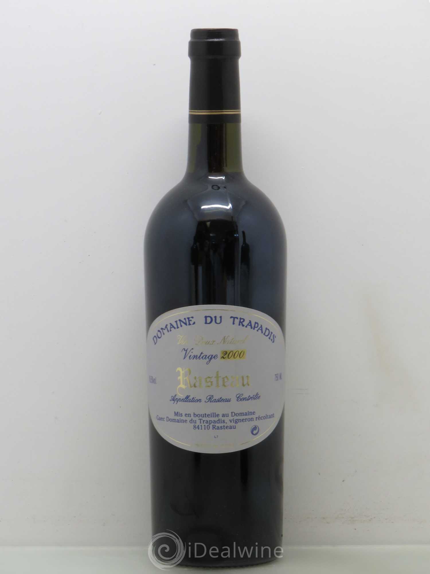 Rasteau Vintage - Trapadis (sans prix de réserve) 2000 - Lotto di 1 bottiglia - 0