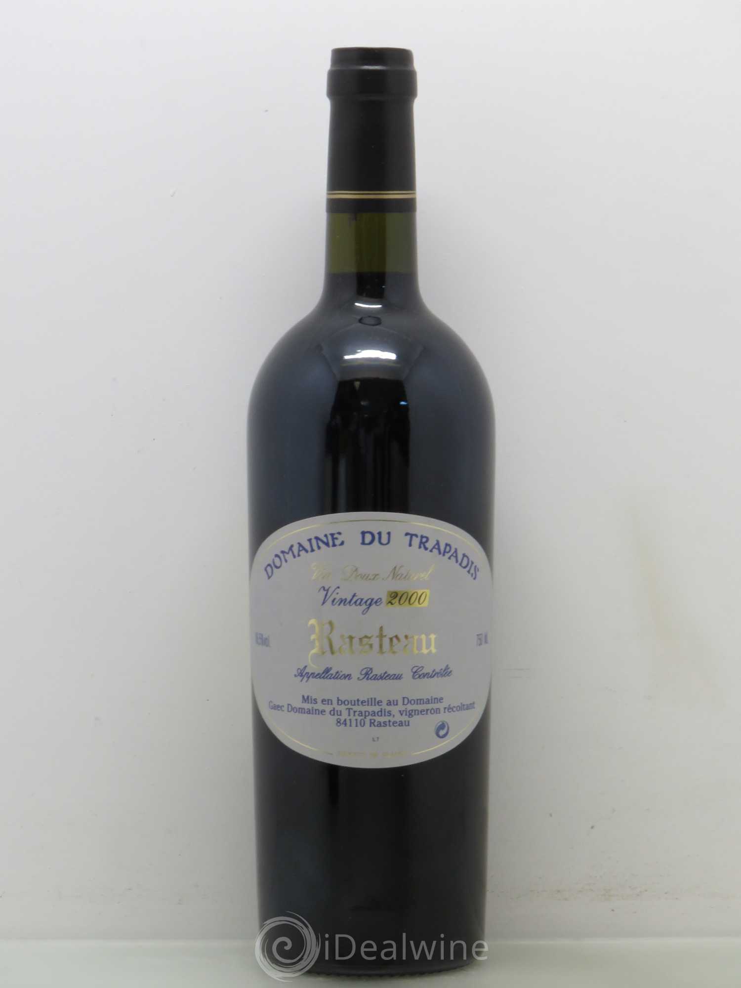 Rasteau Vintage - Trapadis (sans prix de réserve) 2000 - Lotto di 1 bottiglia - 0
