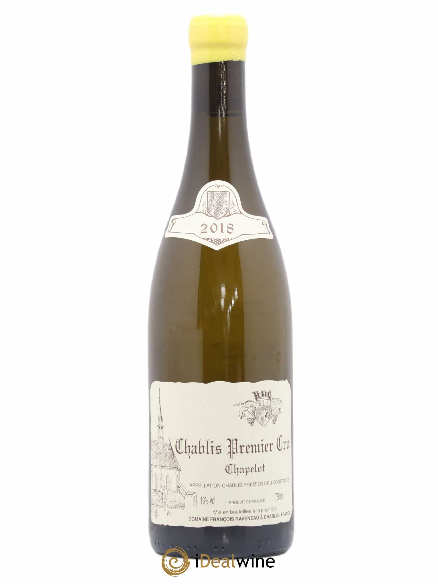Chablis 1er Cru Chapelot Raveneau (Domaine) 2018 - Lot de 1 bouteille - 0