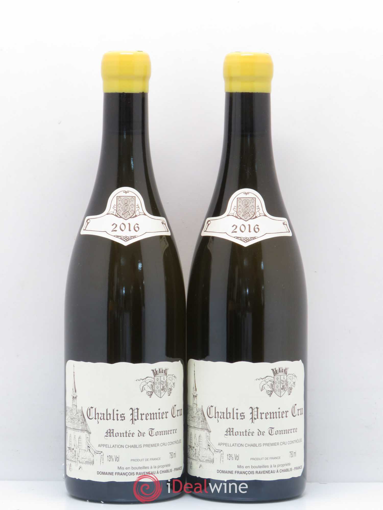 Chablis 1er Cru Montée de Tonnerre Raveneau (Domaine) 2016 - Lot de 2 bouteilles - 0