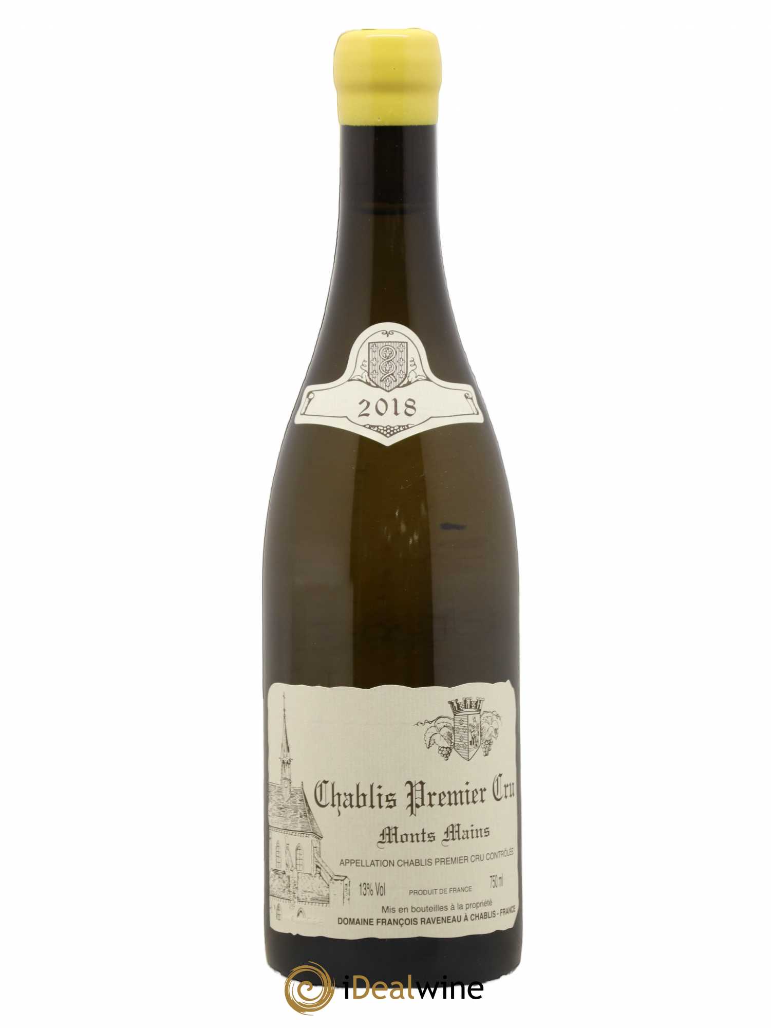 Chablis 1er Cru Monts Mains Raveneau (Domaine) 2018 - Lot de 1 bouteille - 0