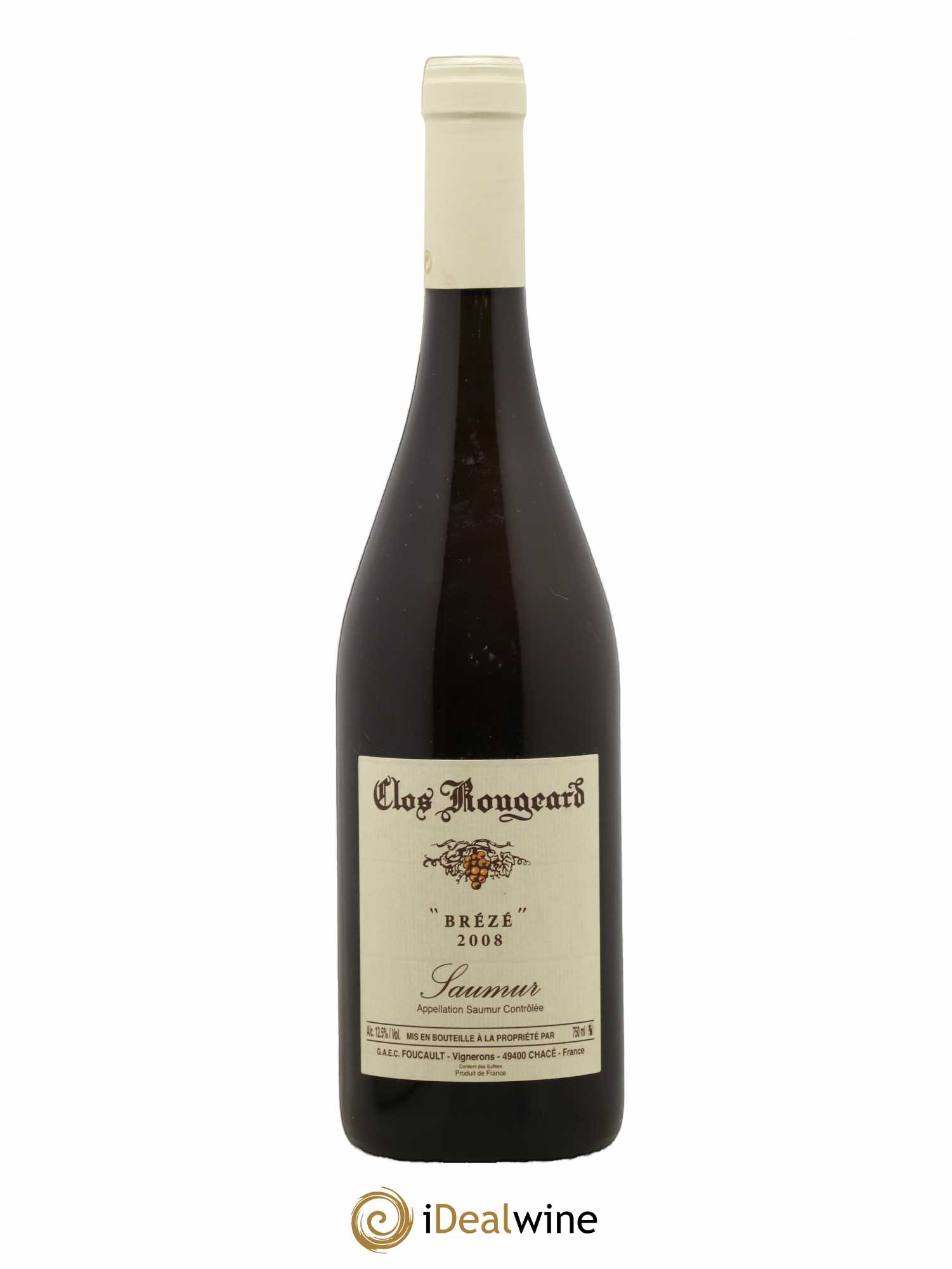 Saumur Brézé Clos Rougeard 2008 - Posten von 1 Flasche - 0