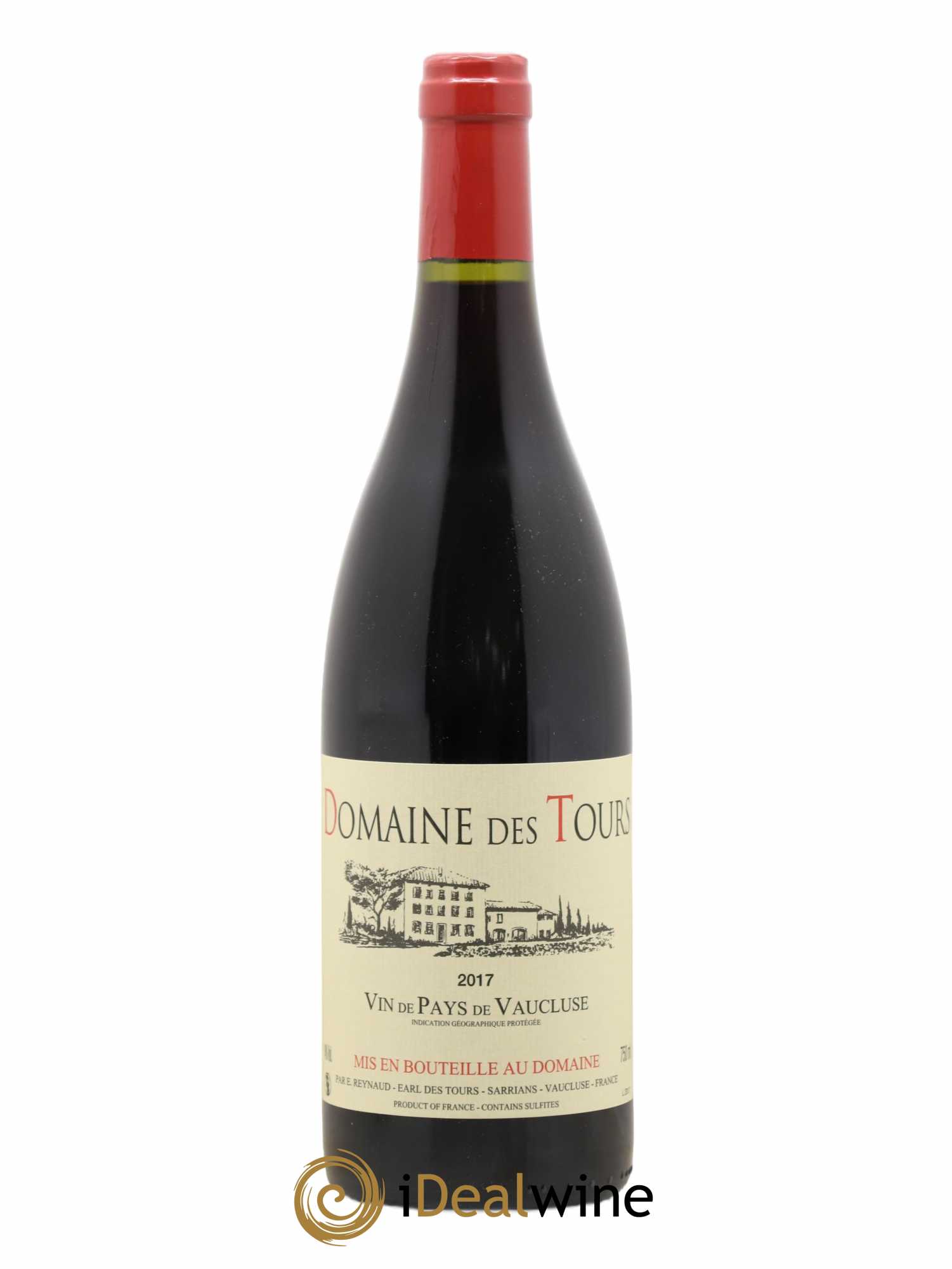 Vaucluse (Vin de Pays de Vaucluse) Domaine des Tours Emmanuel Reynaud 2017 - Lot de 1 bouteille - 0