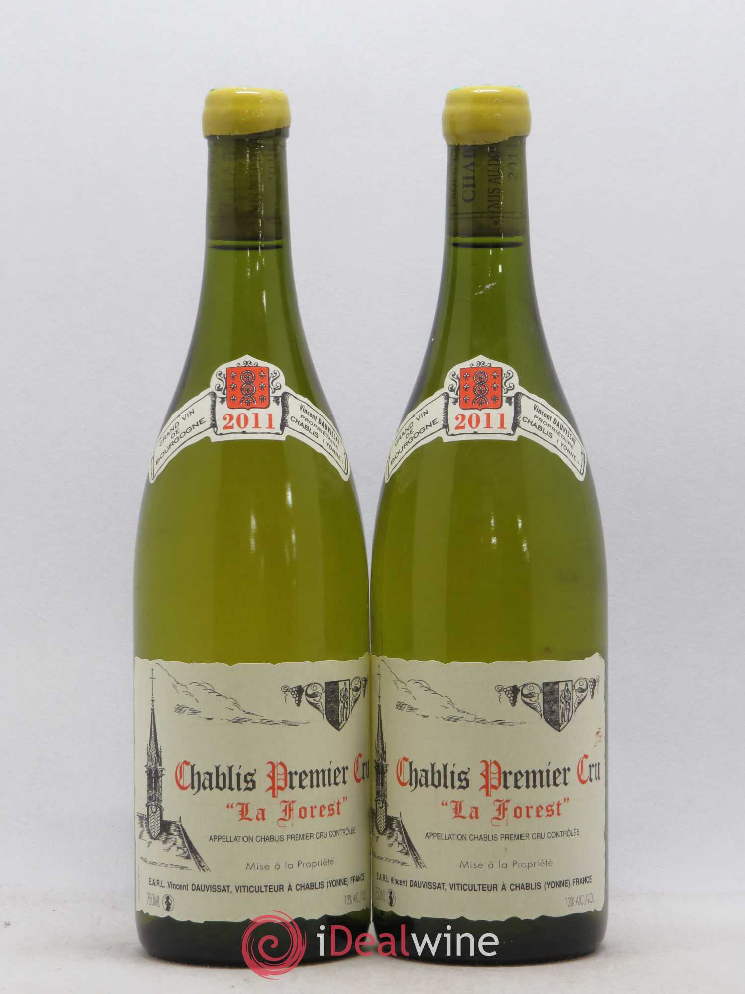 Chablis 1er Cru La Forest Vincent Dauvissat (Domaine) 2011 - Lot de 2 bouteilles - 0