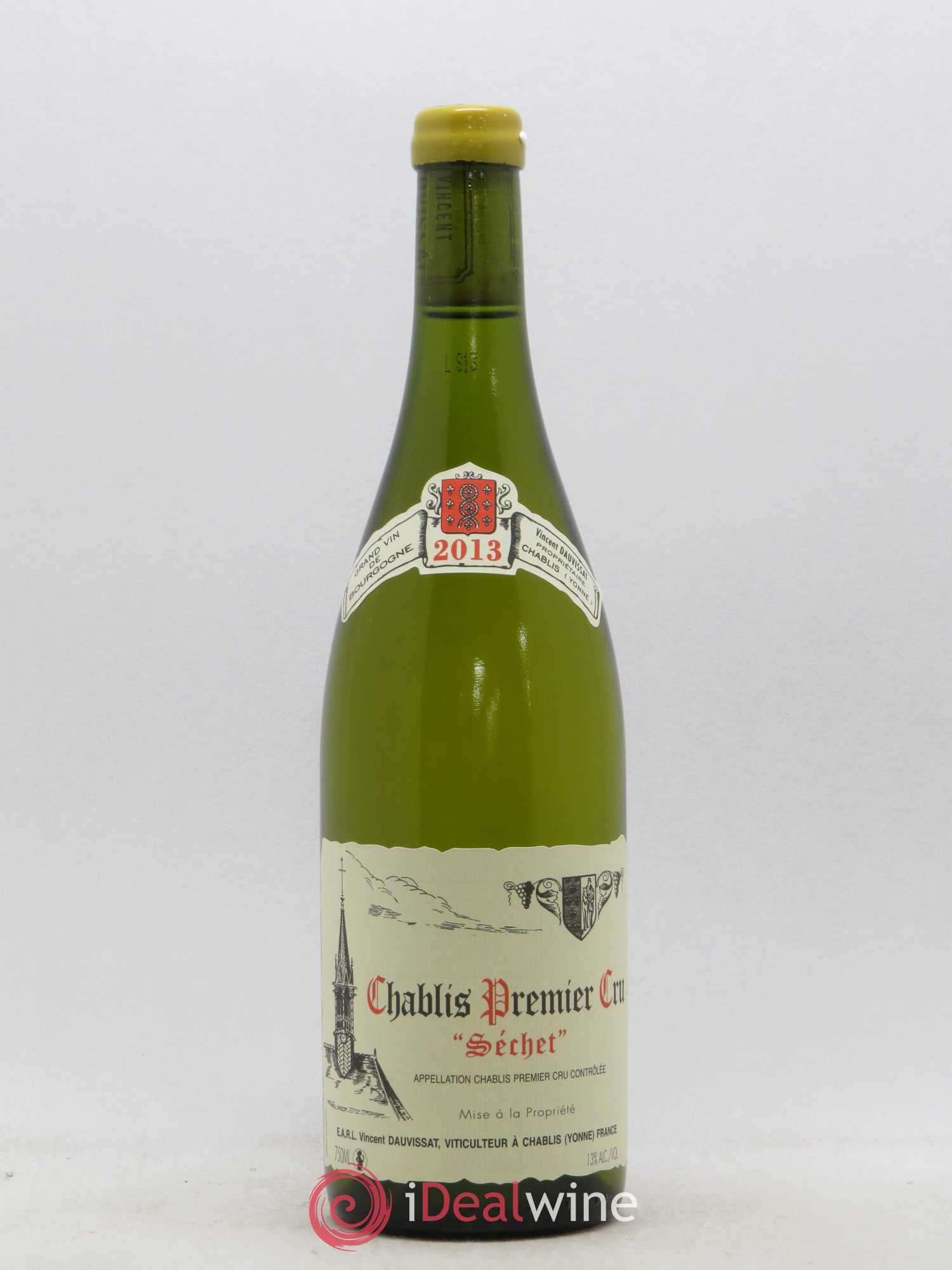 Chablis 1er Cru Séchet Vincent Dauvissat (Domaine) 2013 - Lot de 1 bouteille - 0