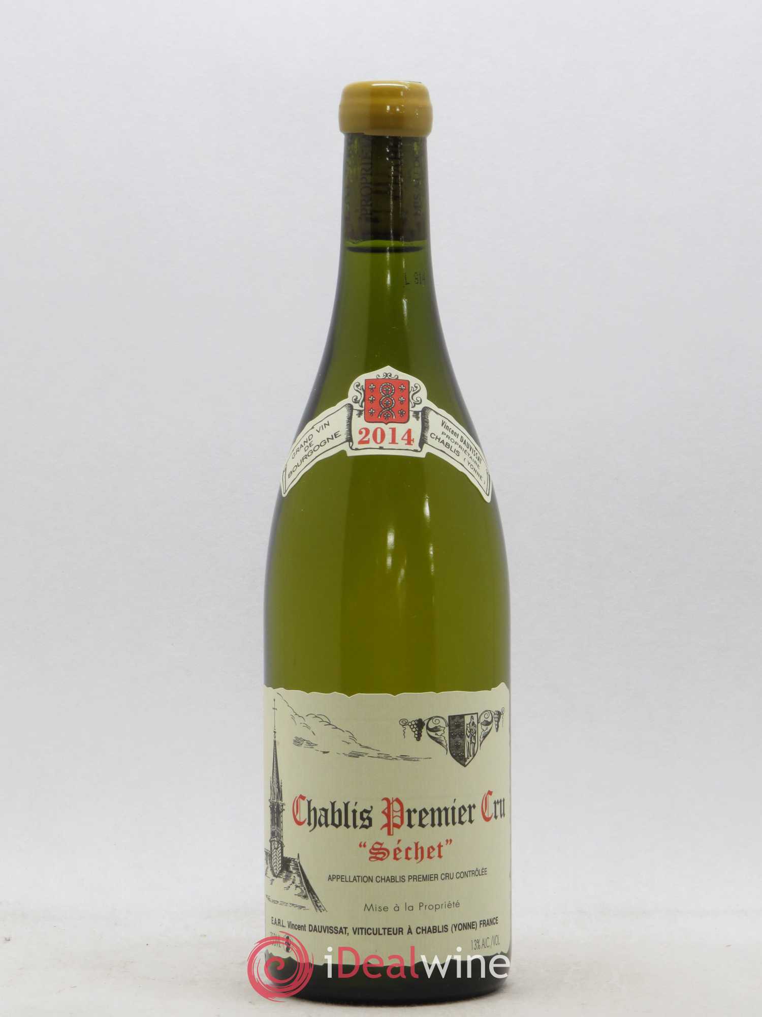 Chablis 1er Cru Séchet Vincent Dauvissat (Domaine) 2014 - Lot de 1 bouteille - 0