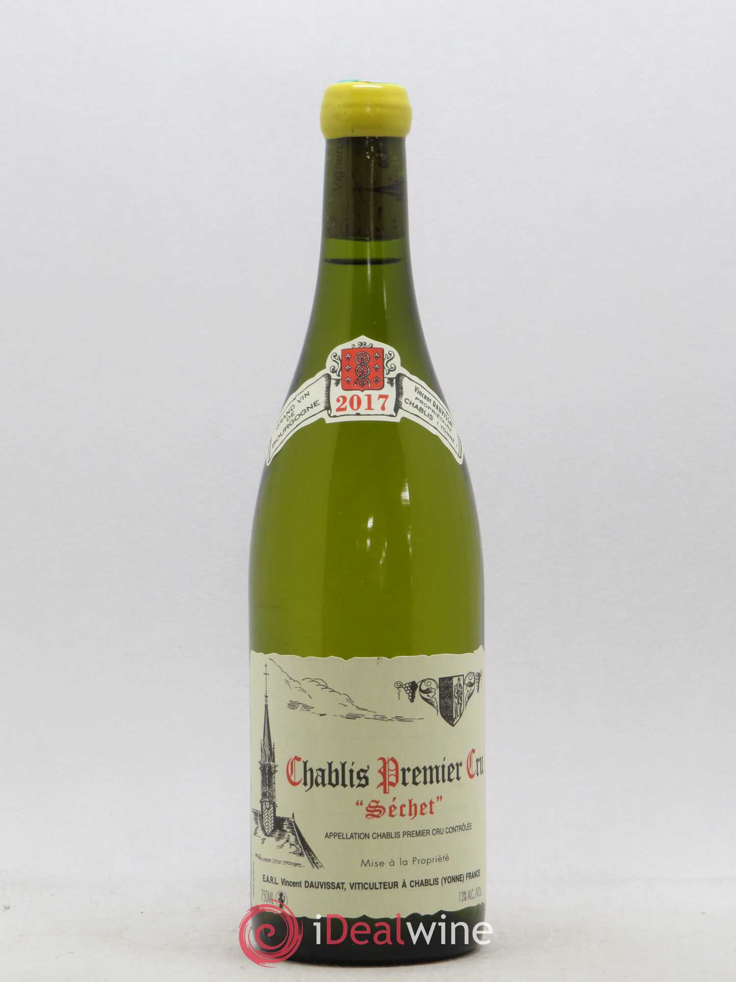 Chablis 1er Cru Séchet Vincent Dauvissat (Domaine) 2017 - Lot de 1 bouteille - 0
