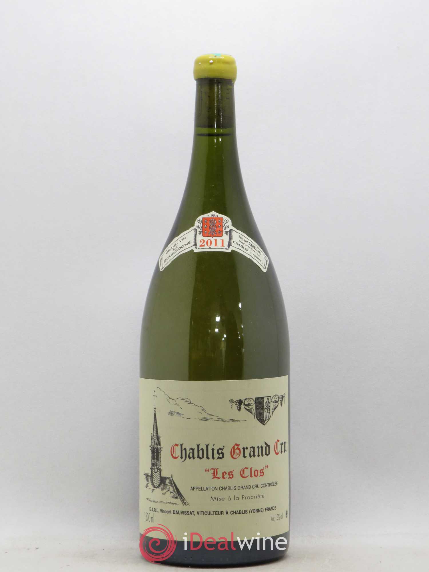 Chablis Grand Cru Les Clos Vincent Dauvissat (Domaine) 2011 - Lot de 1 magnum - 0