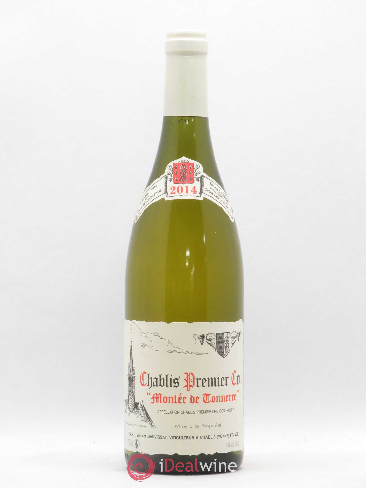 Chablis 1er Cru Montée de Tonnerre Vincent Dauvissat (Domaine) 2014 - Lot de 1 bouteille - 0