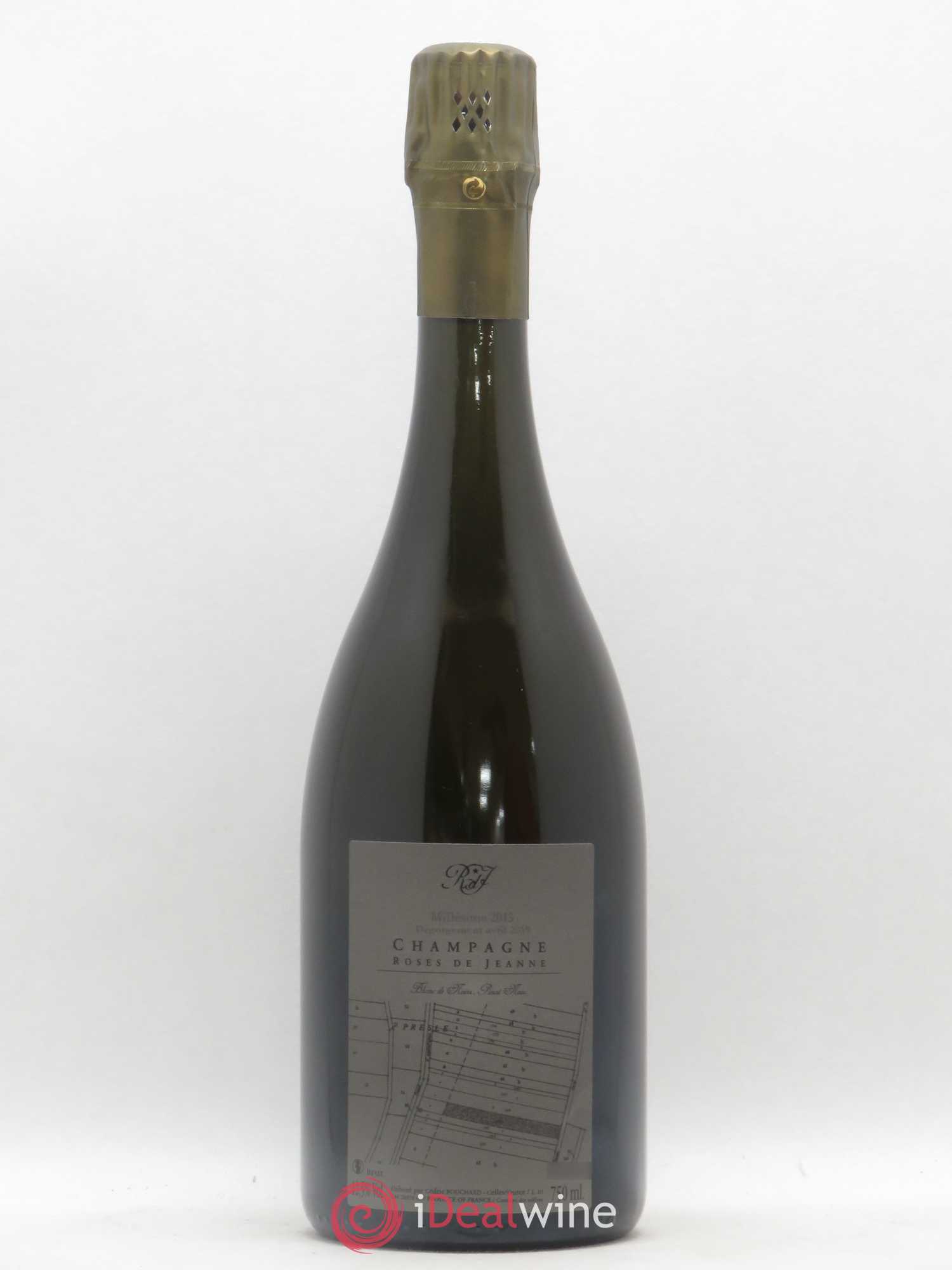 Roses de Jeanne Presle Blanc de Noirs Cédric Bouchard 2015 - Lot de 1 bouteille - 1
