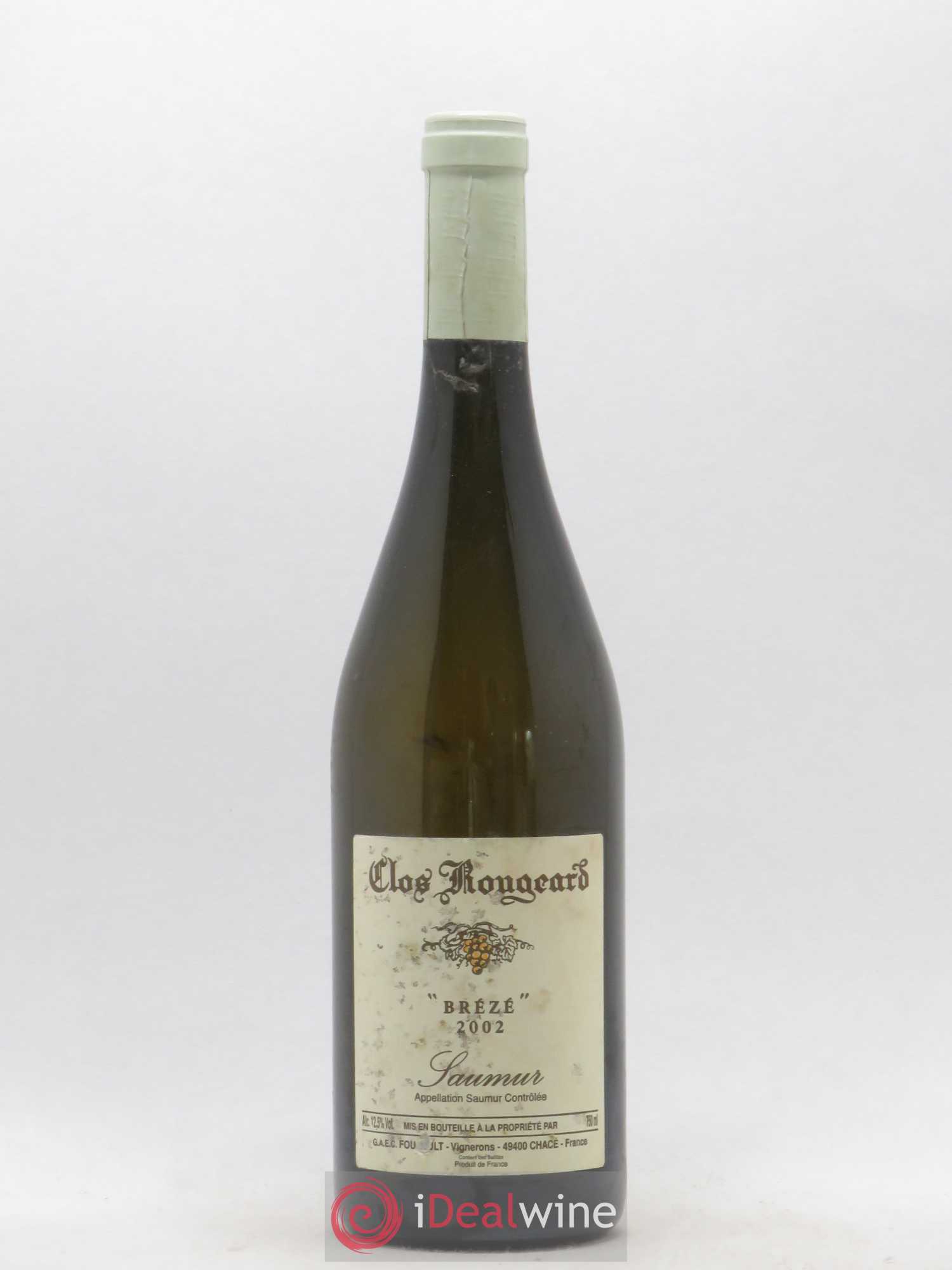 Saumur Brézé Clos Rougeard 2002 - Posten von 1 Flasche - 0