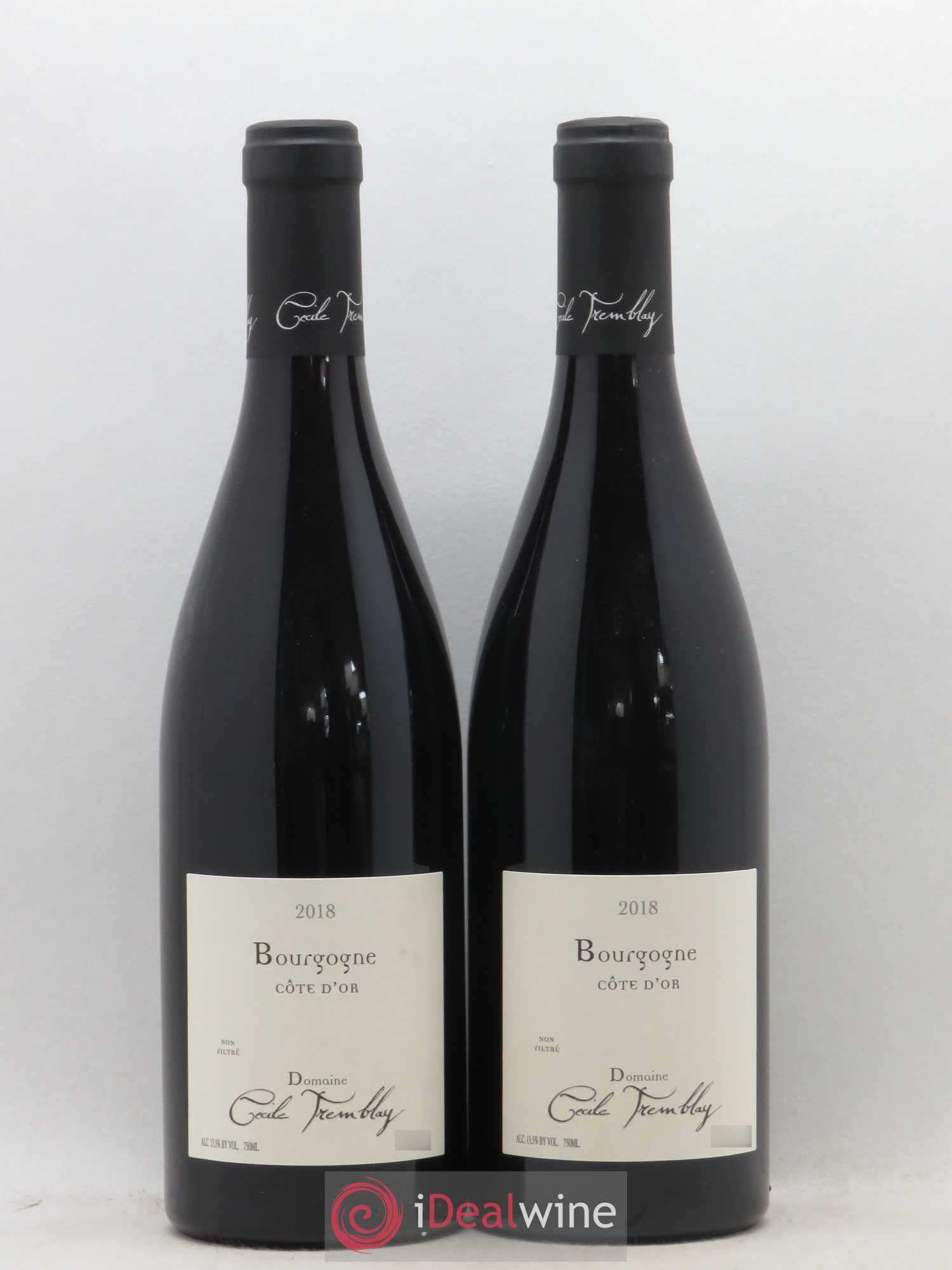 Bourgogne Côte-d'Or Cécile Tremblay 2018 - Lot de 2 bouteilles - 0