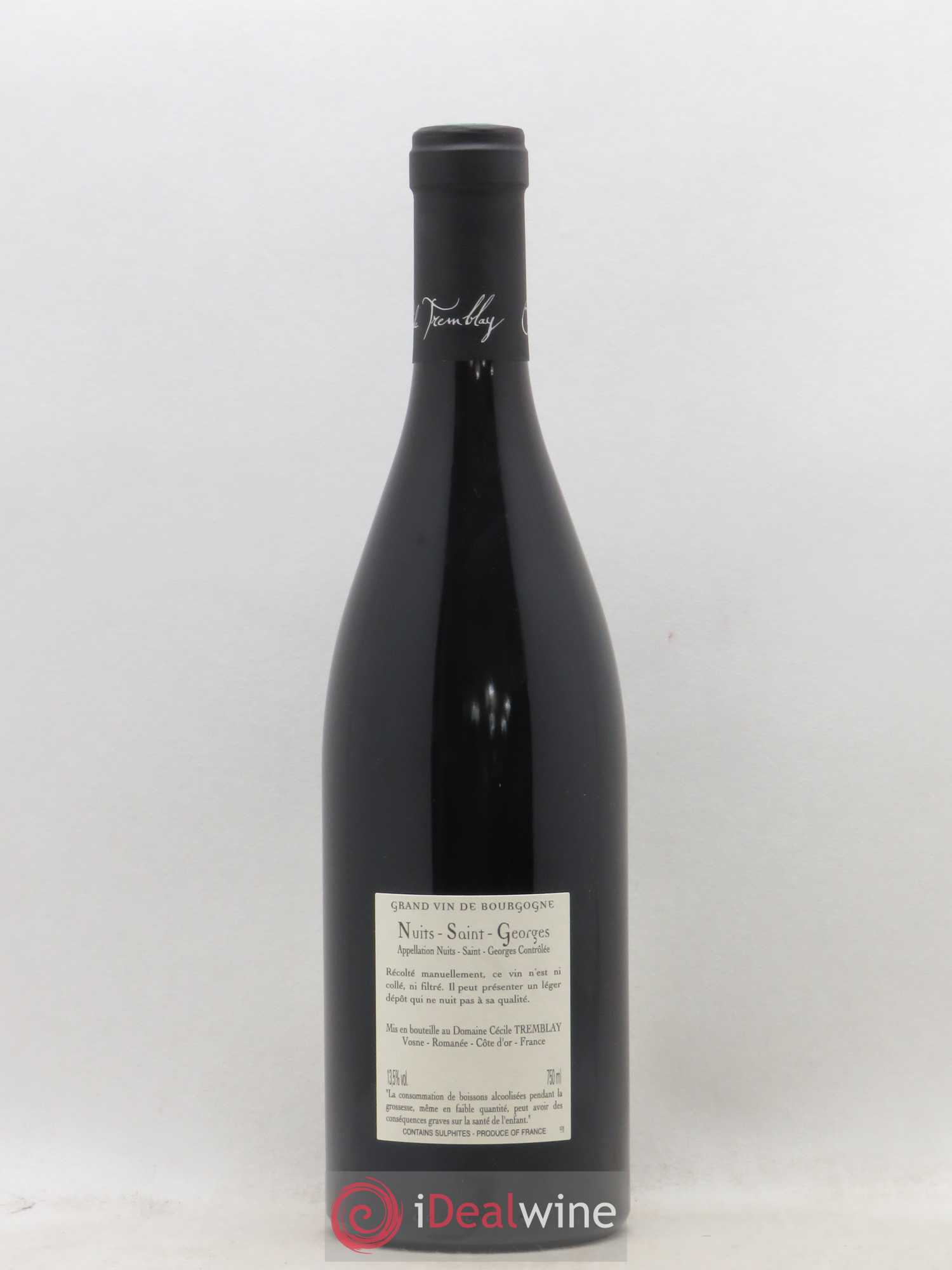 Nuits-Saint-Georges Albuca Cécile Tremblay 2018 - Lot de 1 bouteille - 1
