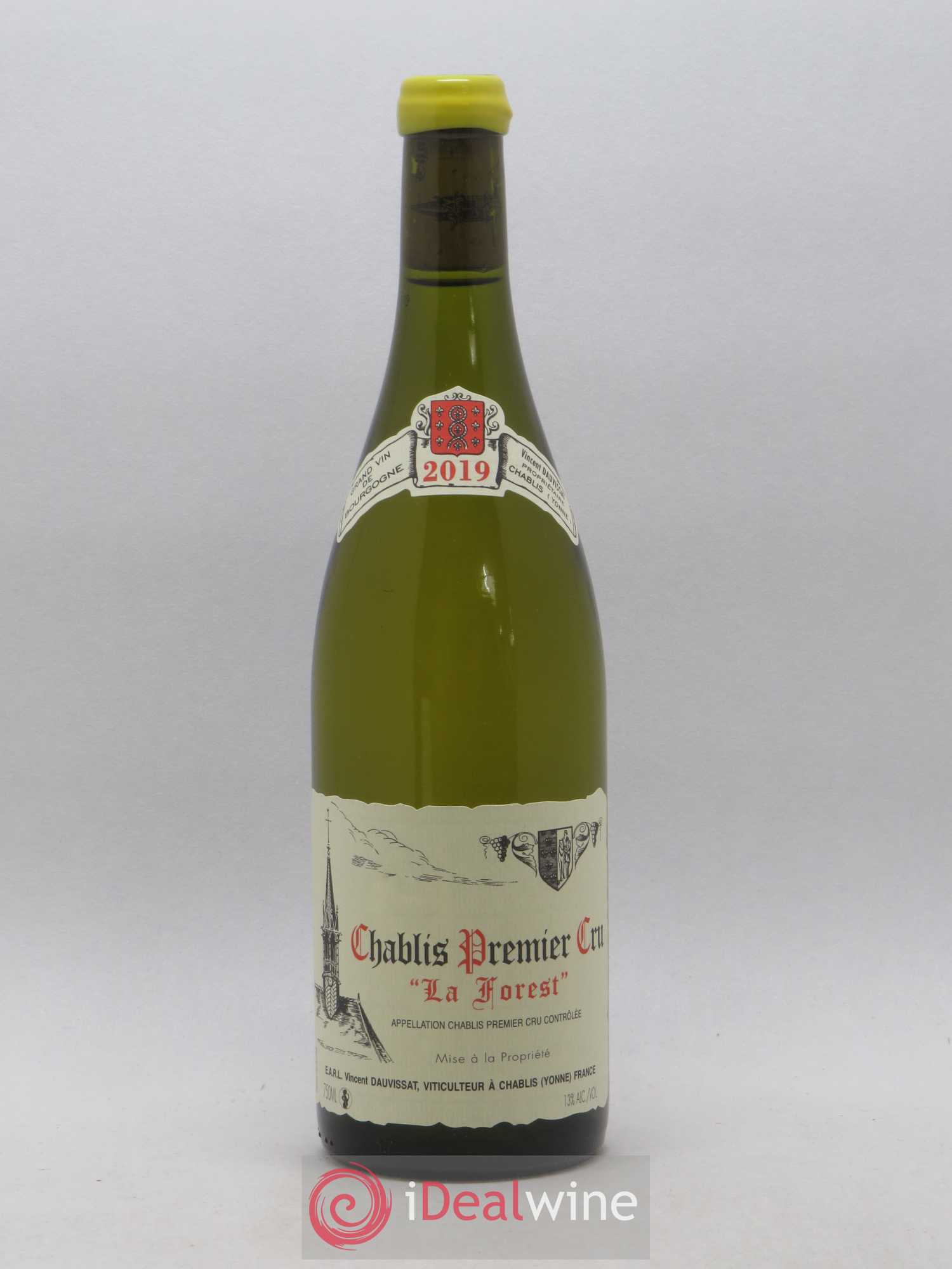 Chablis 1er Cru La Forest Vincent Dauvissat (Domaine) 2019 - Lot de 1 bouteille - 0