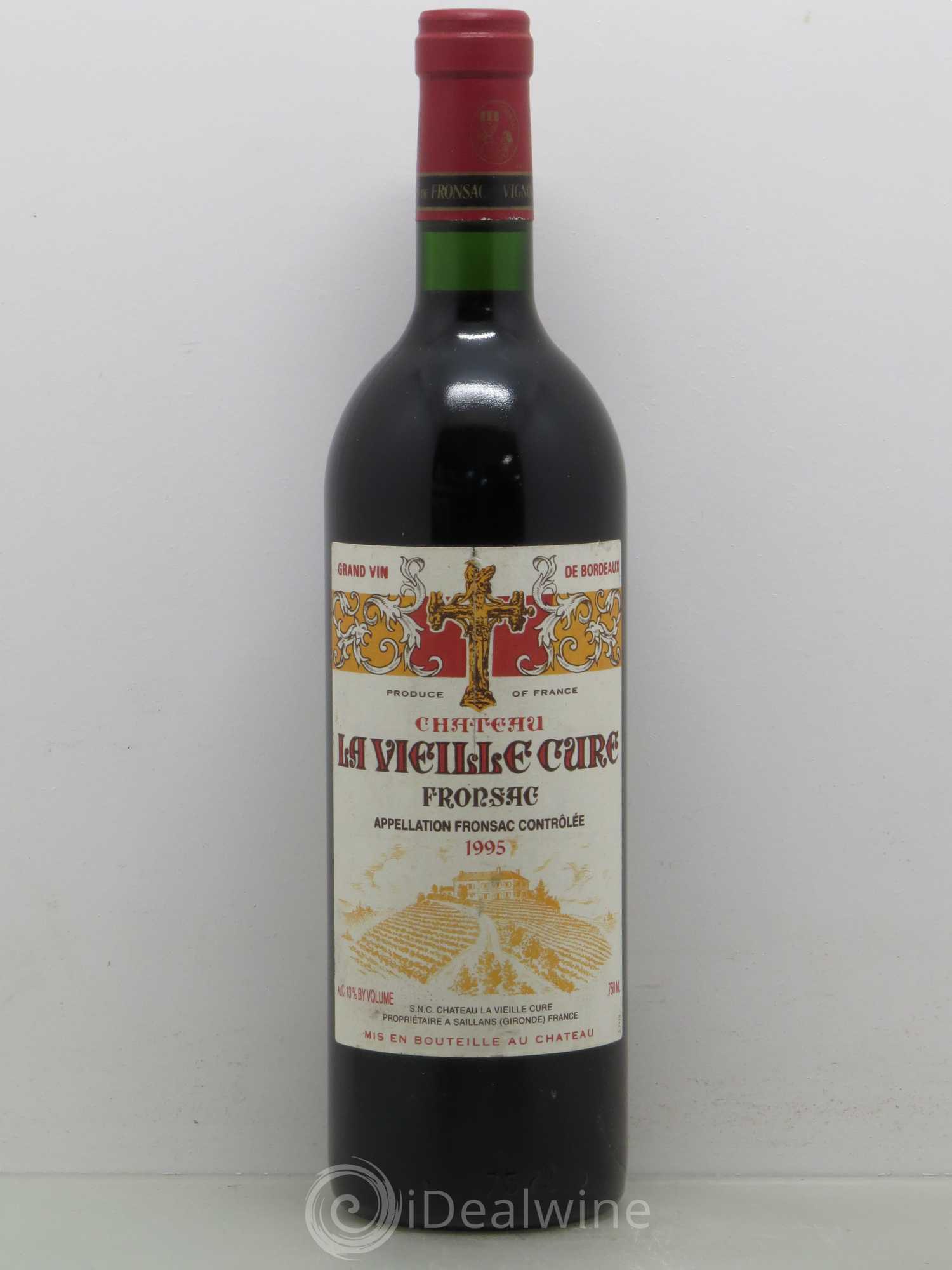 Château La Vieille Cure 1995 - Lot de 1 bouteille - 0
