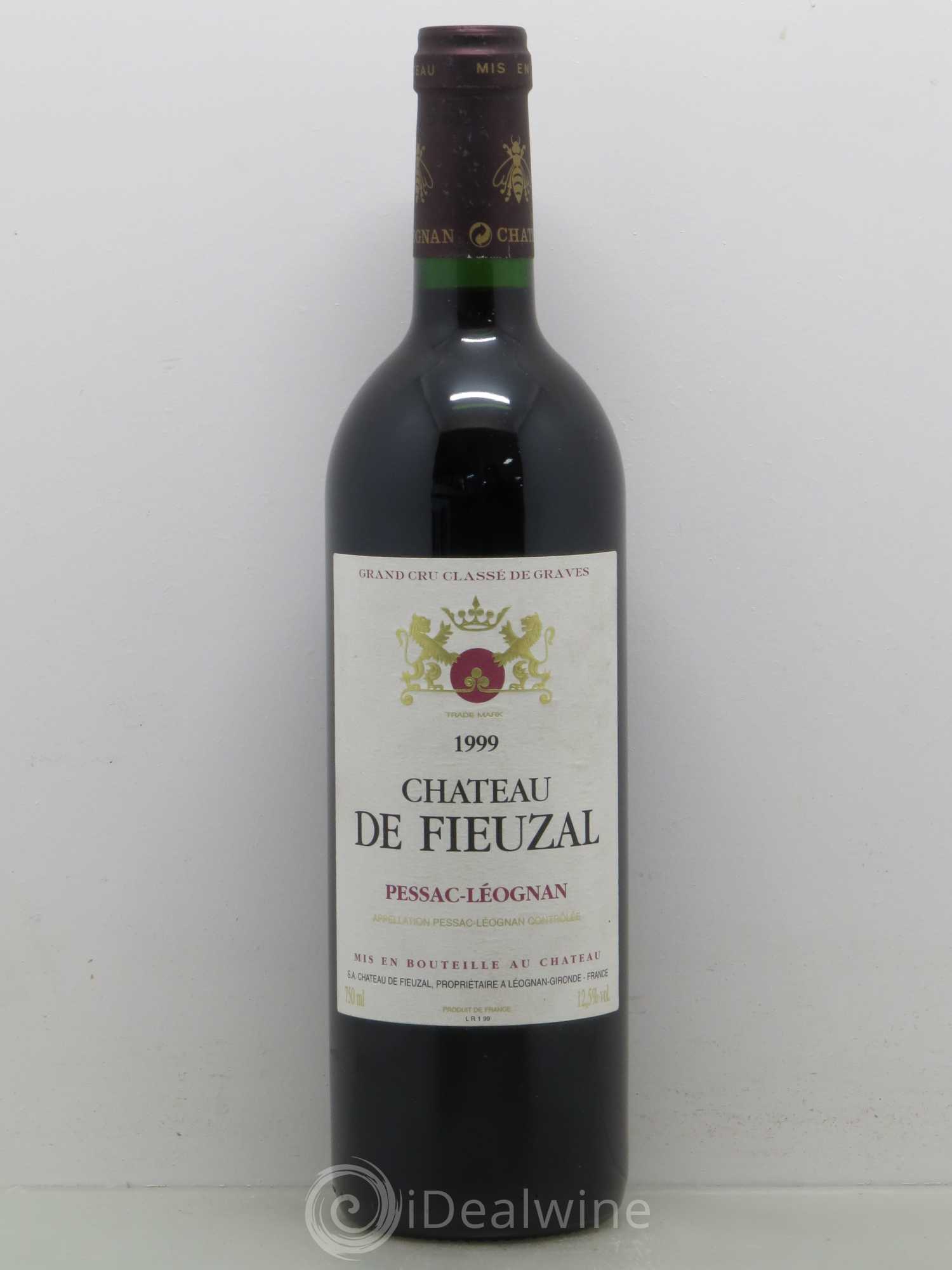 Château de Fieuzal Cru Classé de Graves 1999 - Lot de 1 bouteille - 0
