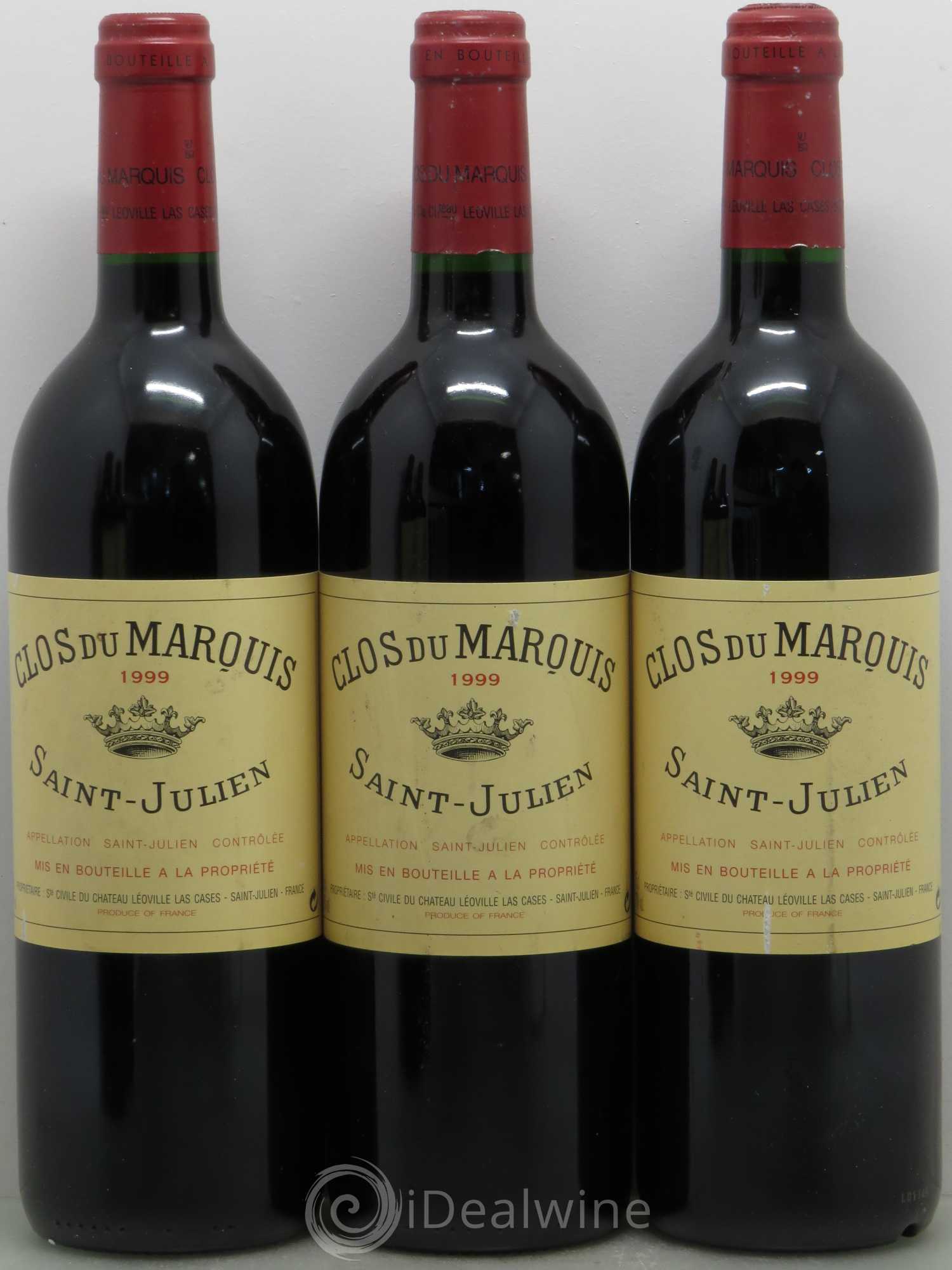 Clos du Marquis 1999 - Lot de 5 bouteilles - 1