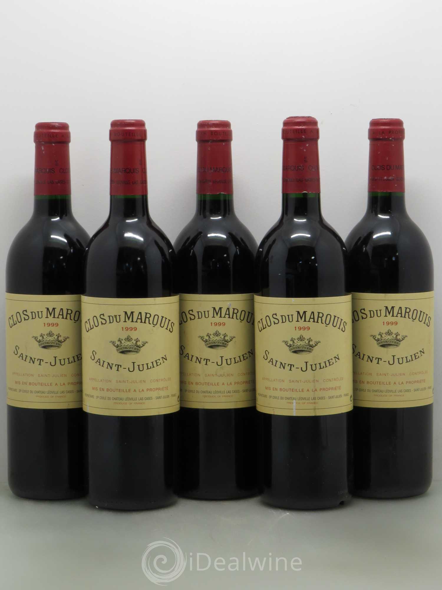Clos du Marquis 1999 - Lot de 5 bouteilles - 0