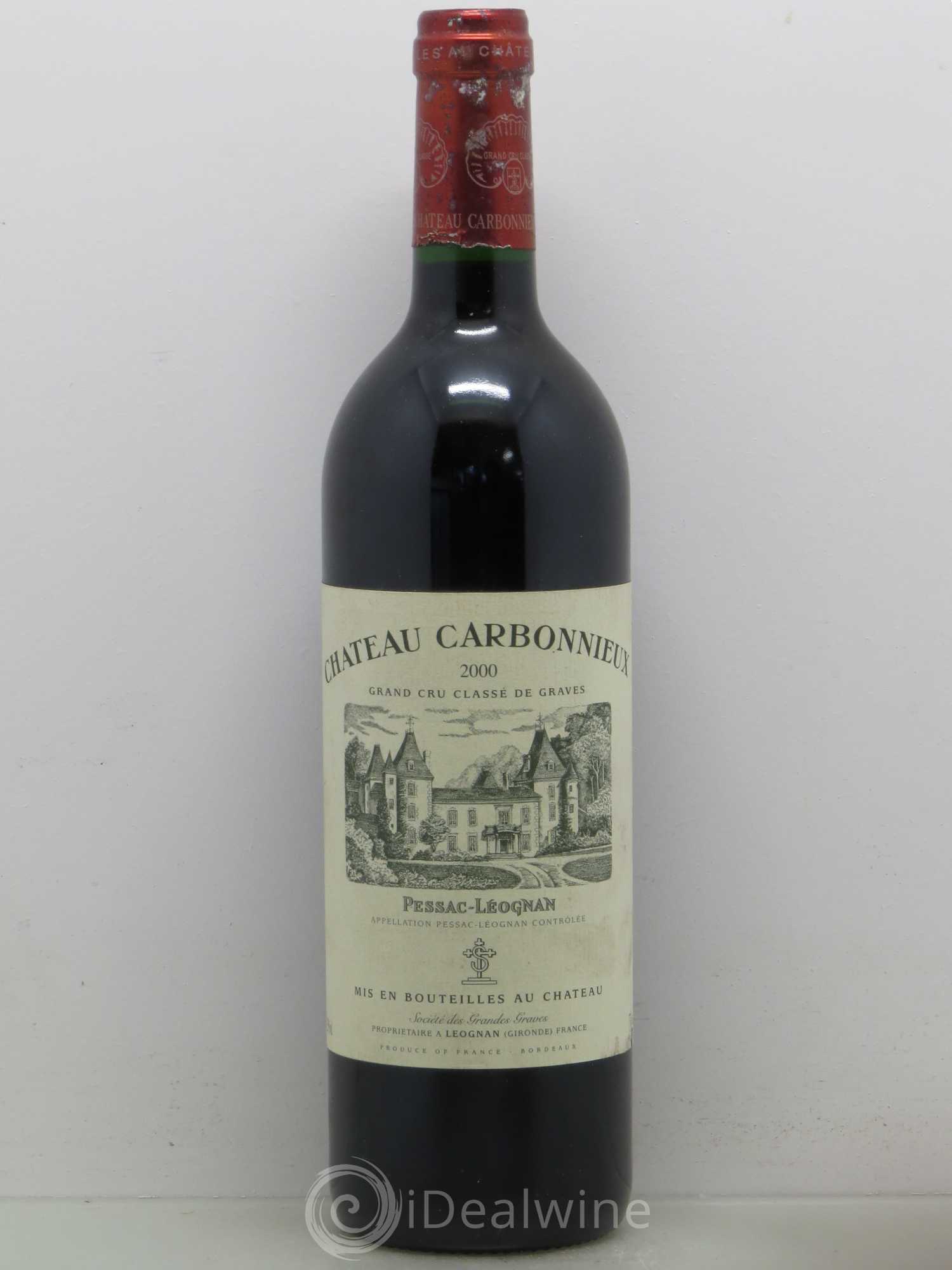 Château Carbonnieux Cru Classé de Graves 2000 - Lot de 1 bouteille - 0