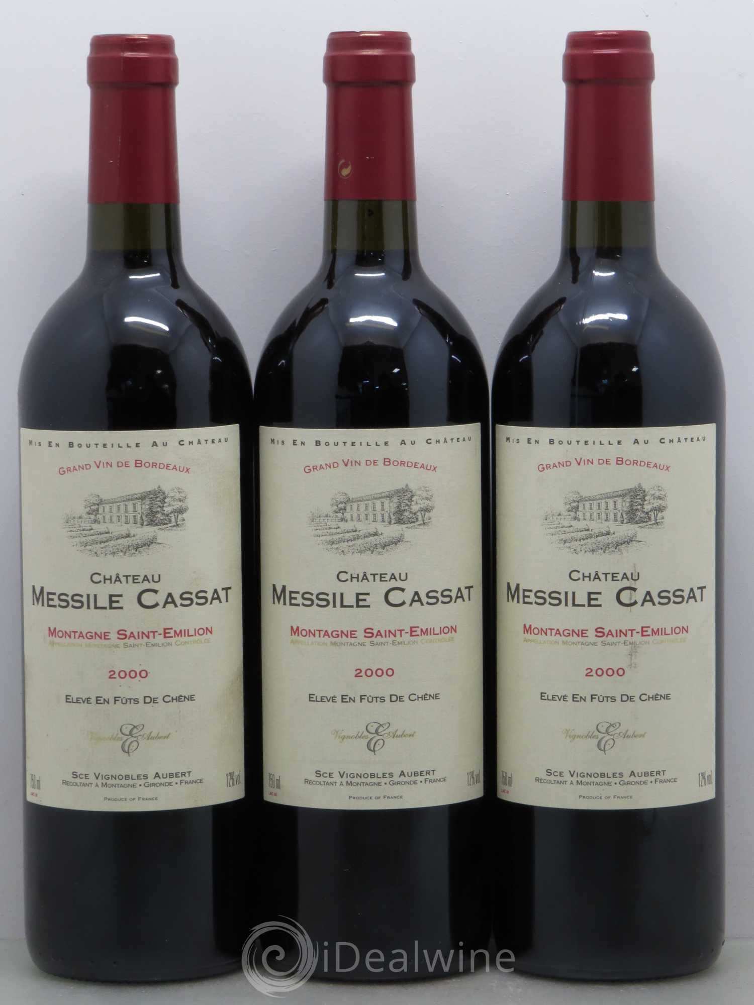 Montagne Saint-Émilion Château Messile Cassat (sans prix de réserve) 2000 - Lot de 6 bouteilles - 2