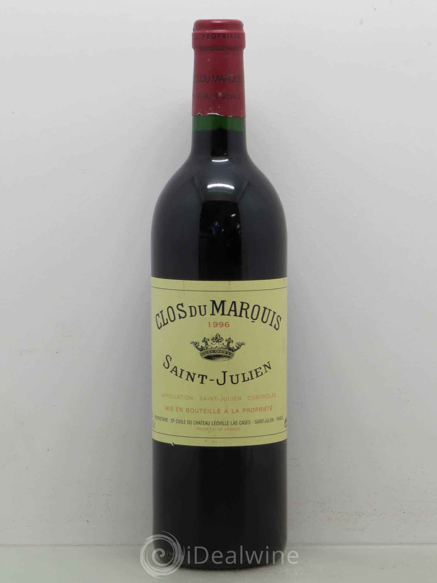 Clos du Marquis 1996 - Lot de 1 bouteille - 0