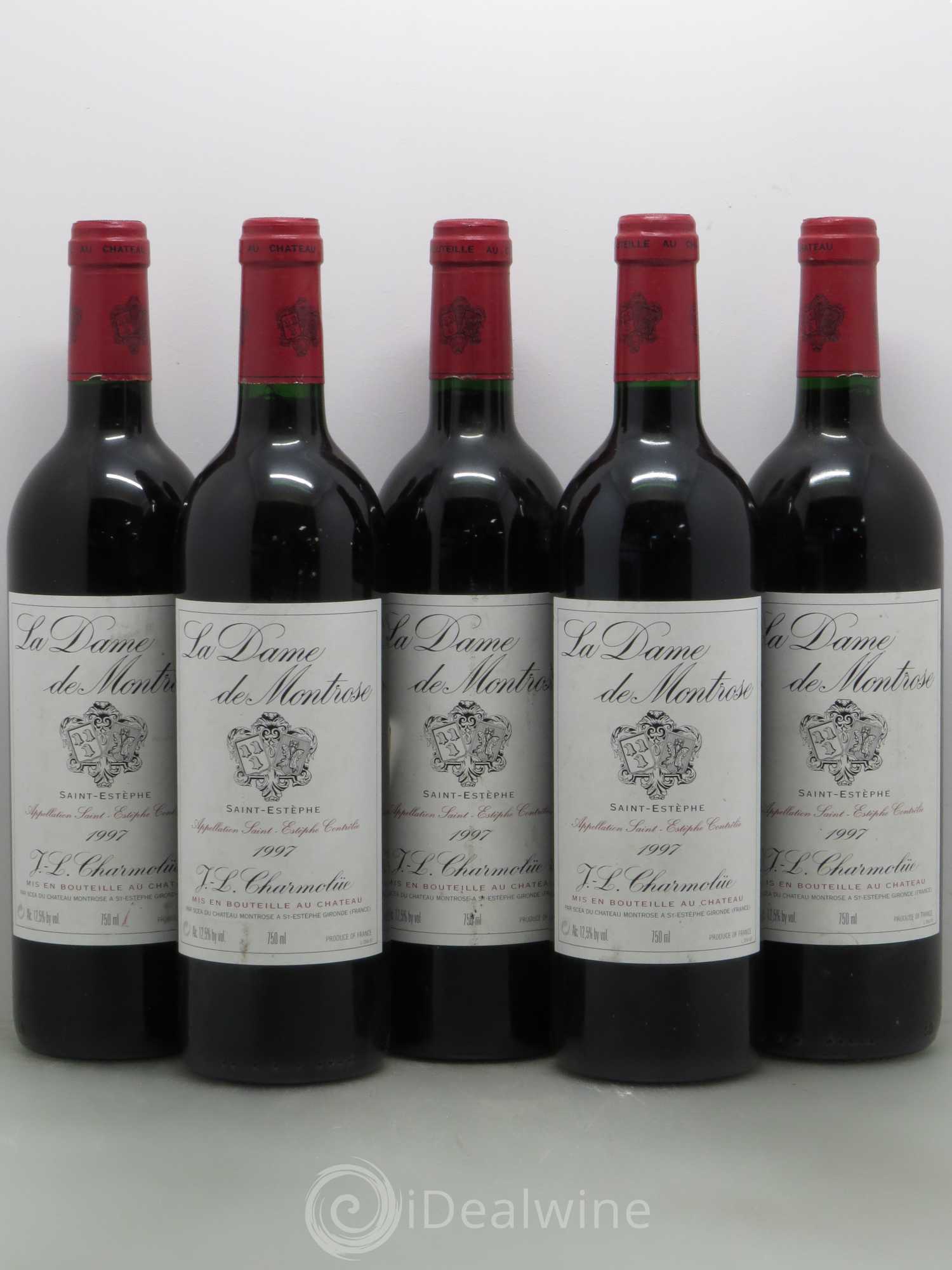 La Dame de Montrose Second Vin 1997 - Lot de 5 bouteilles - 0