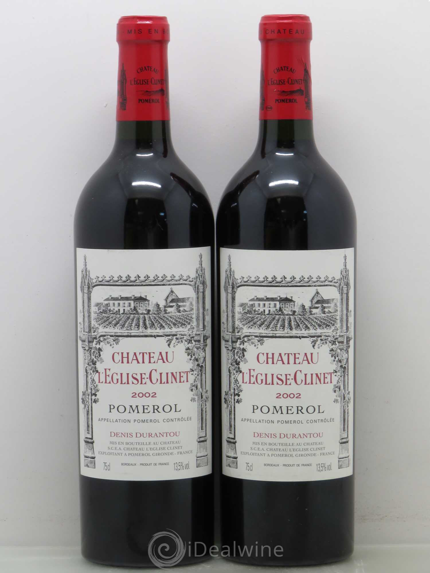 Château l' Église Clinet 2002 - Lot de 2 bouteilles - 0