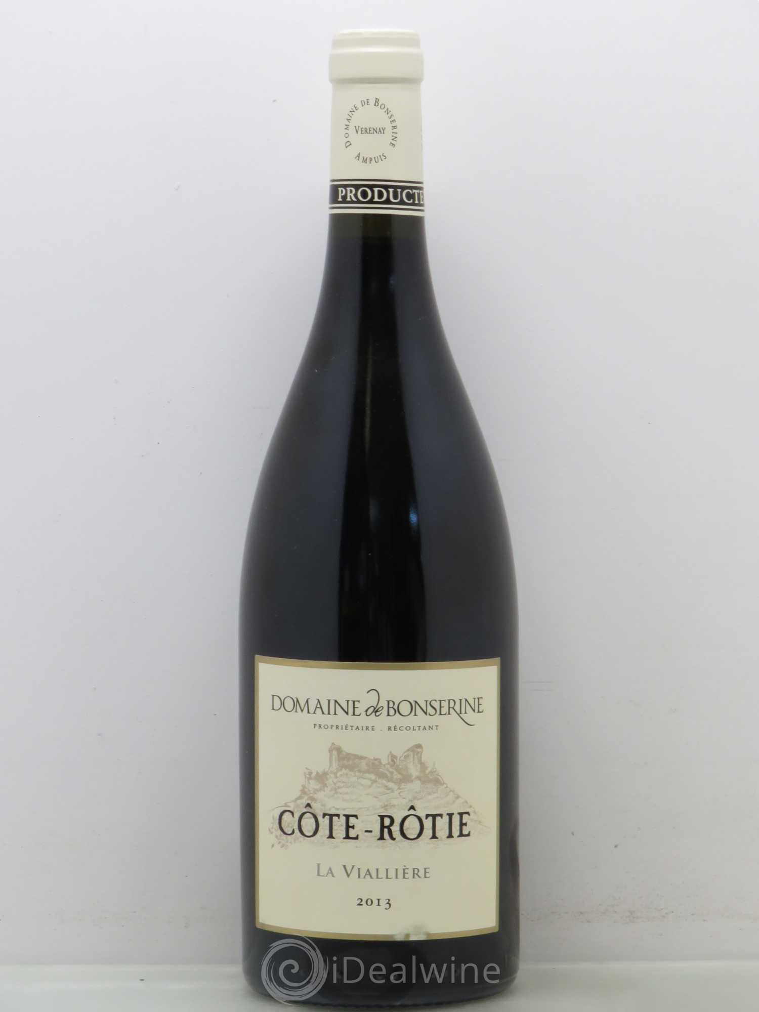 Côte-Rôtie La Viallière Bonserine (Domaine de) 2013 - Lot de 1 bouteille - 0