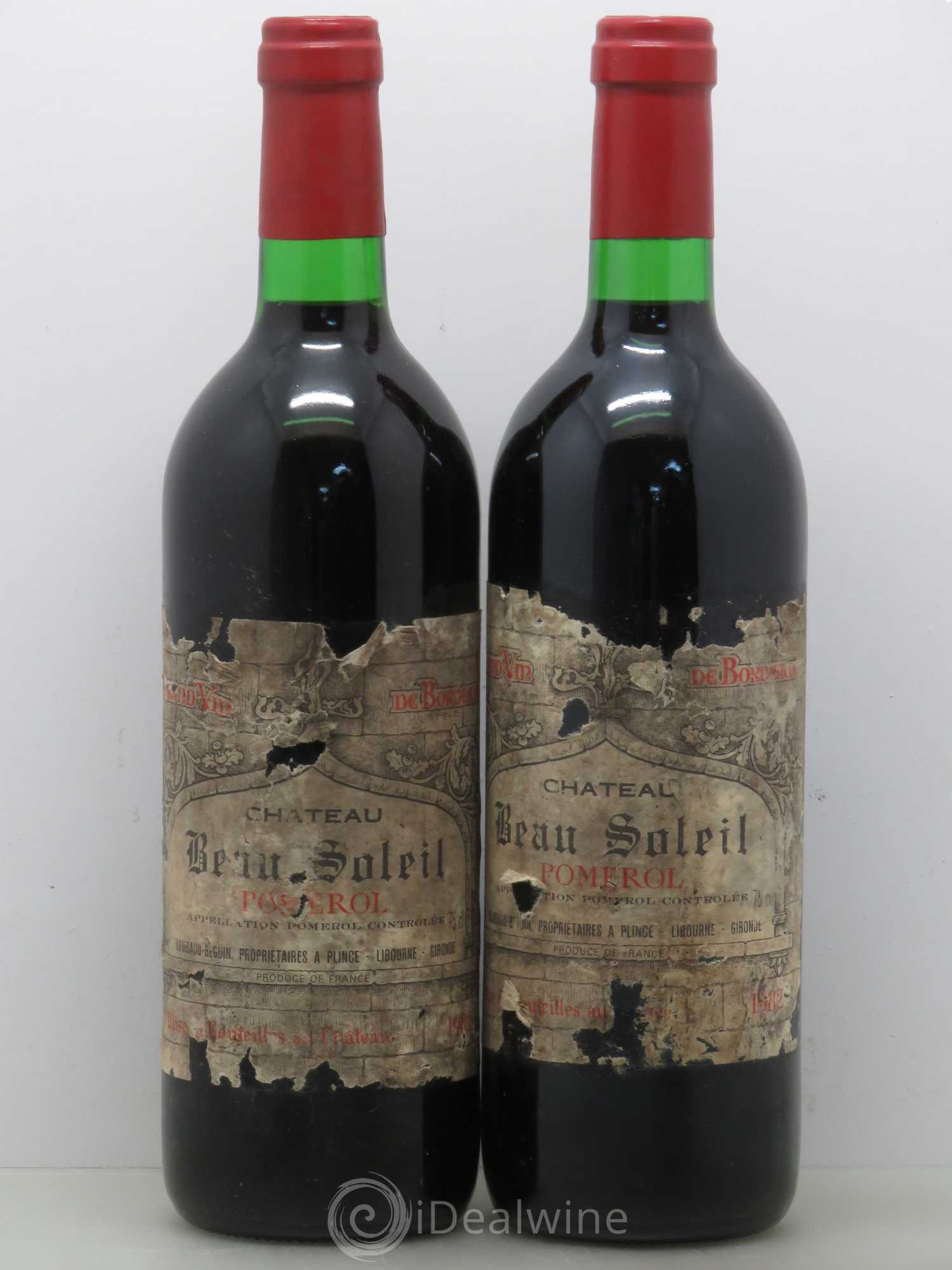Château Beau Soleil 1982 - Lot de 2 bouteilles - 0