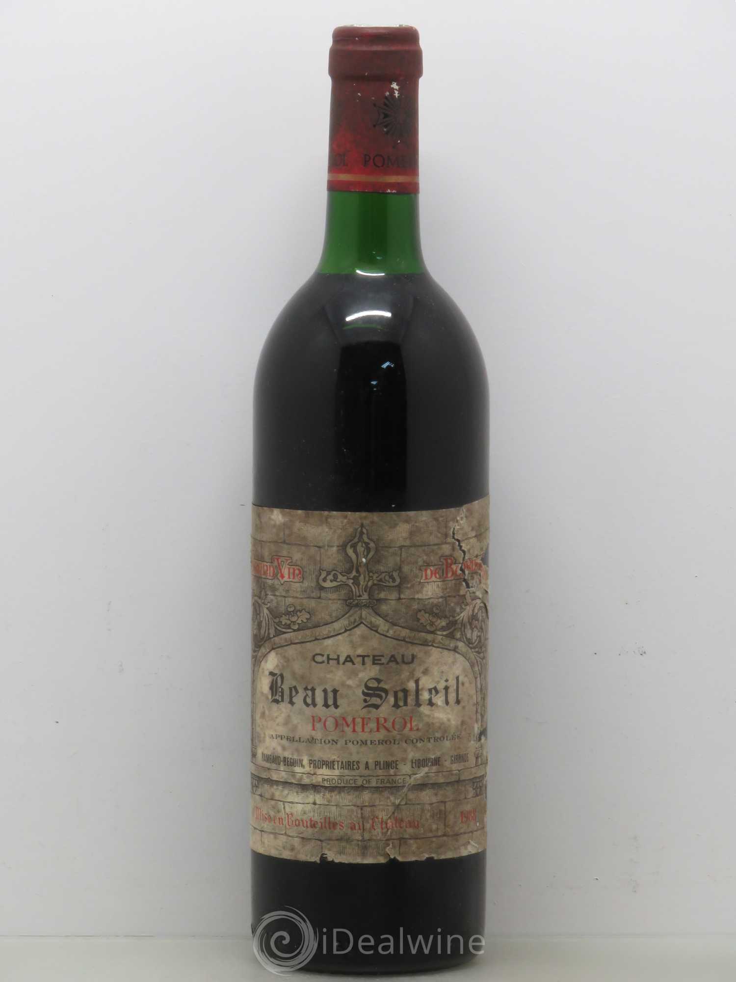 Château Beau Soleil (sans prix de réserve) 1988 - Lot de 1 bouteille - 0