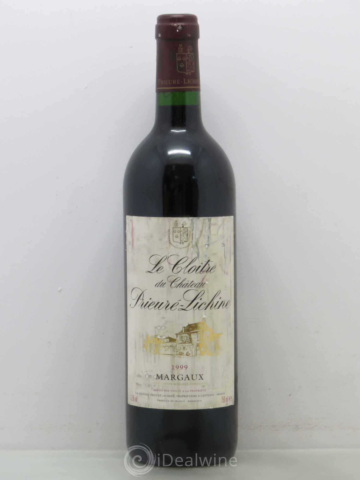Cloître de Prieuré Lichine 1999 - Lot de 1 bouteille - 0